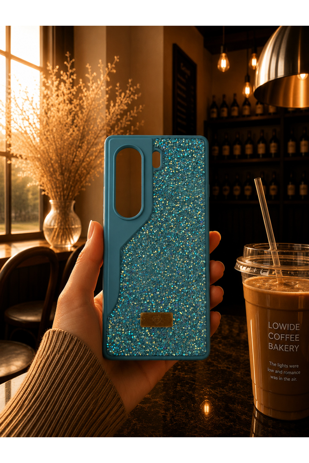 Tecno Camon 40 Compatible Velvet Diamond Design Rhinestone Shiny Diamond Silicone Case