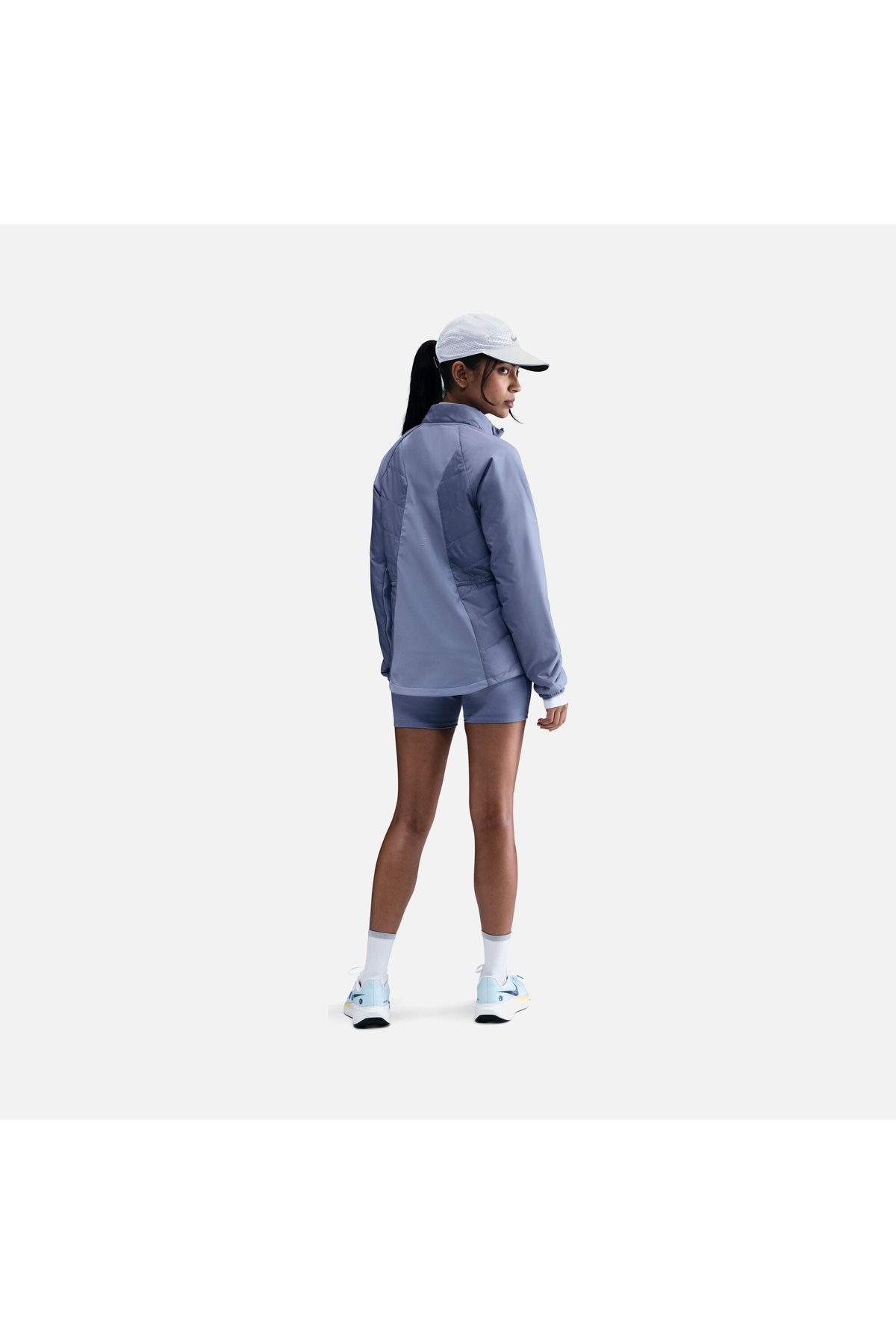 Nike Kadın Mavi Swift Therma-fit Fill Rüzgar Geçirmez Spor Koşu Ceketi | HV2744-499 görsel 4