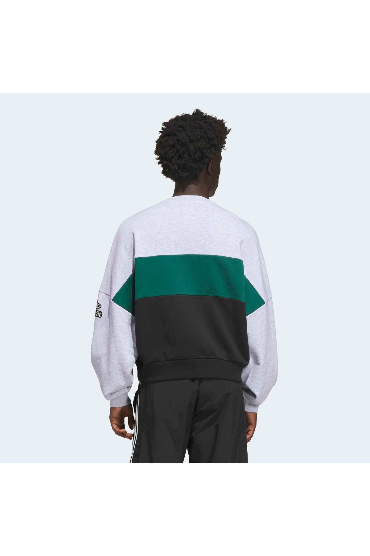 adidas Varsity Crew Unisex Yetişkin Spor Sweatshirt KG9169 görsel 2