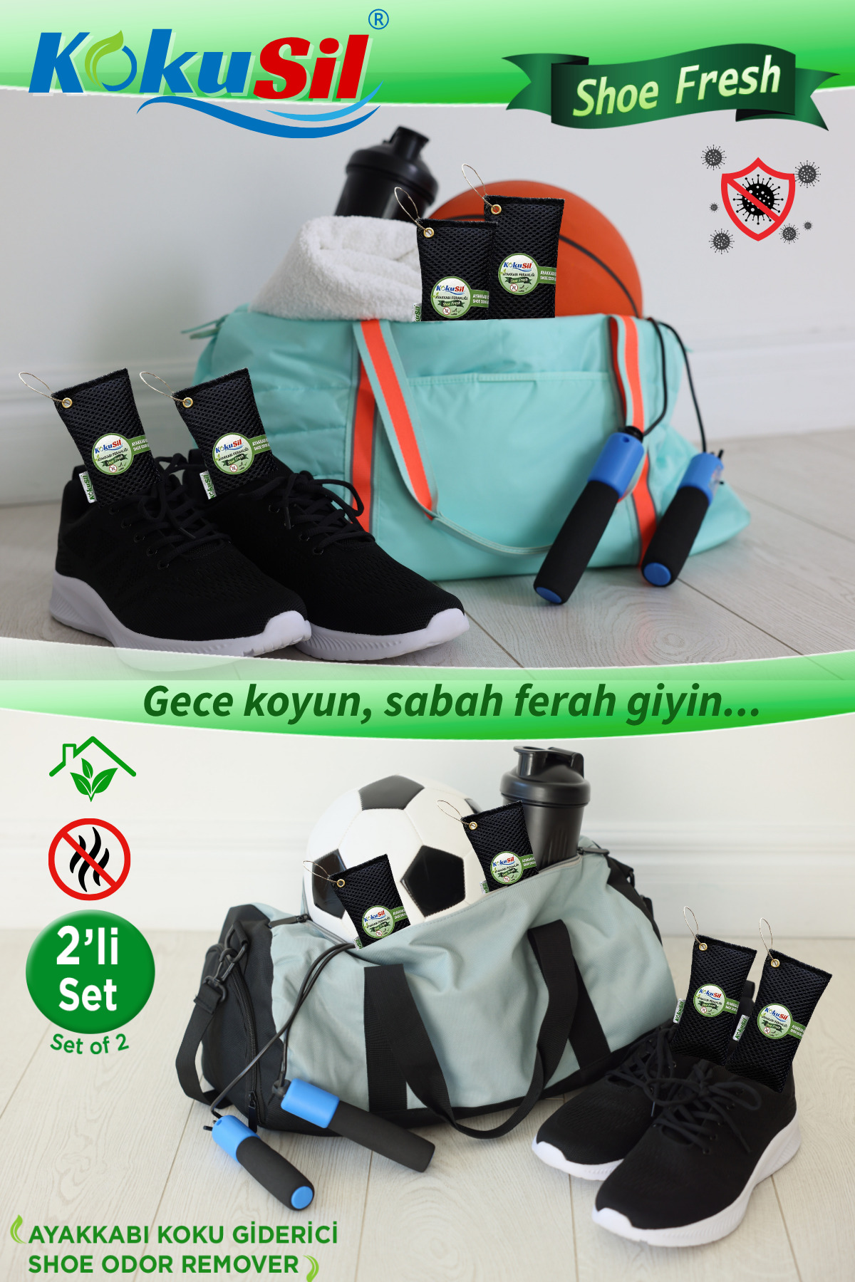 Ayakkabı Koku Giderici Shoe Fresh 2li Set — KSA100 — تصویر 7 از 9