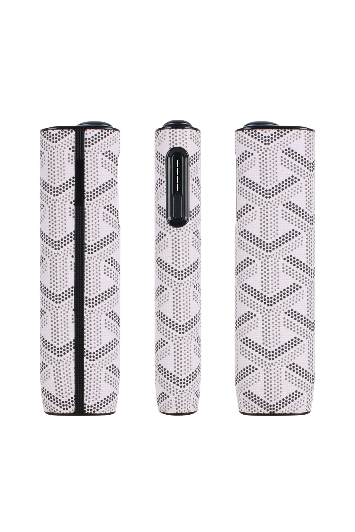 YuumiCo Iluma i One Goyard Desenli Beyaz / Gri IQOS Kılıfı - Yeni