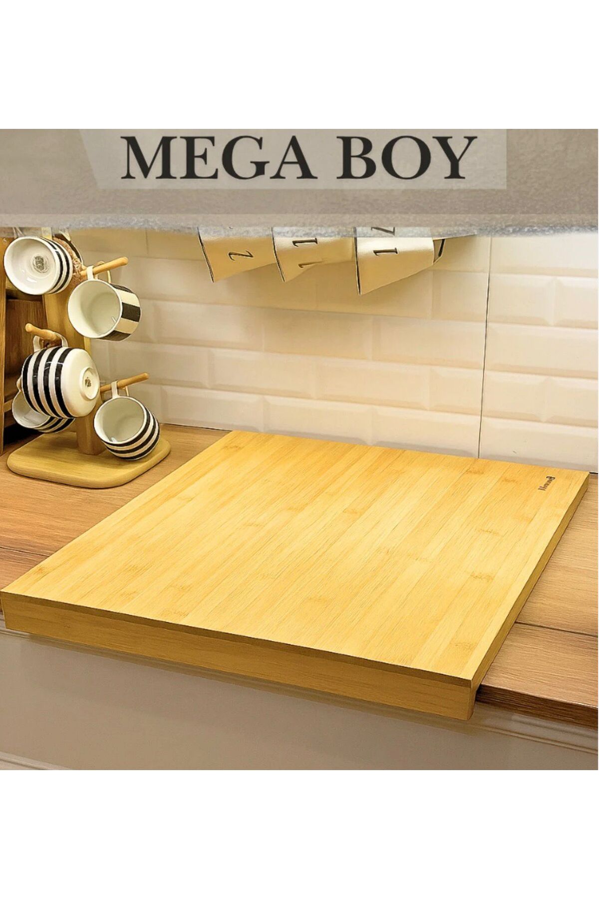 Mega Size Countertop Edge Cutting Board (38x45 cm)