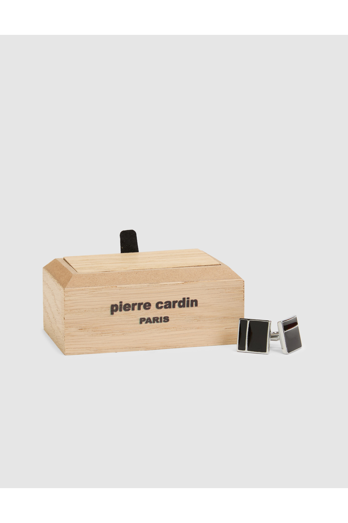 دکمه سرآستین مشکی ۵۰۳۲۸۶۸۱-VR۰۴۶ پیر کاردین دکمه سردست Pierre Cardin