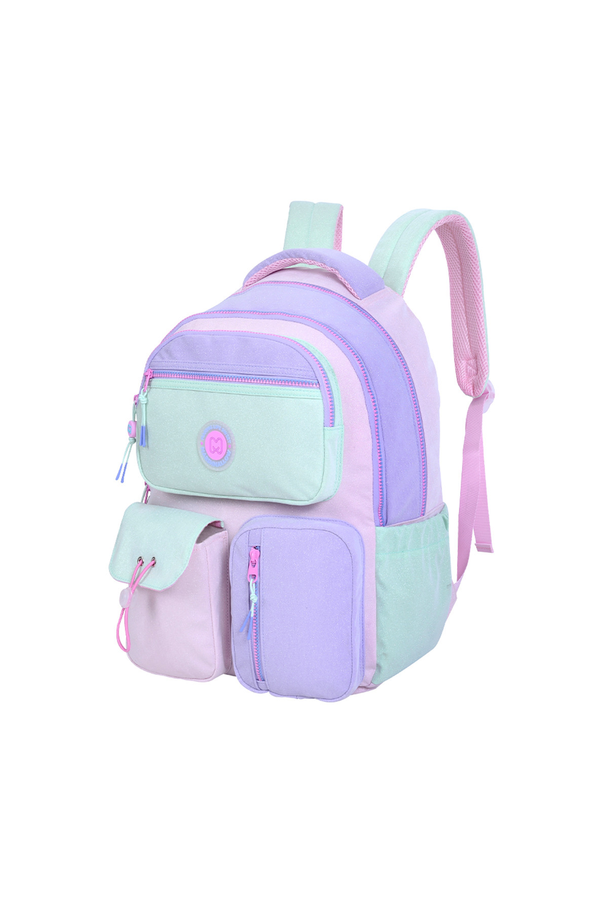 Marshmallow Sunrise Okul Sırt Çantası - Simli Çocuk Çantası görsel 4