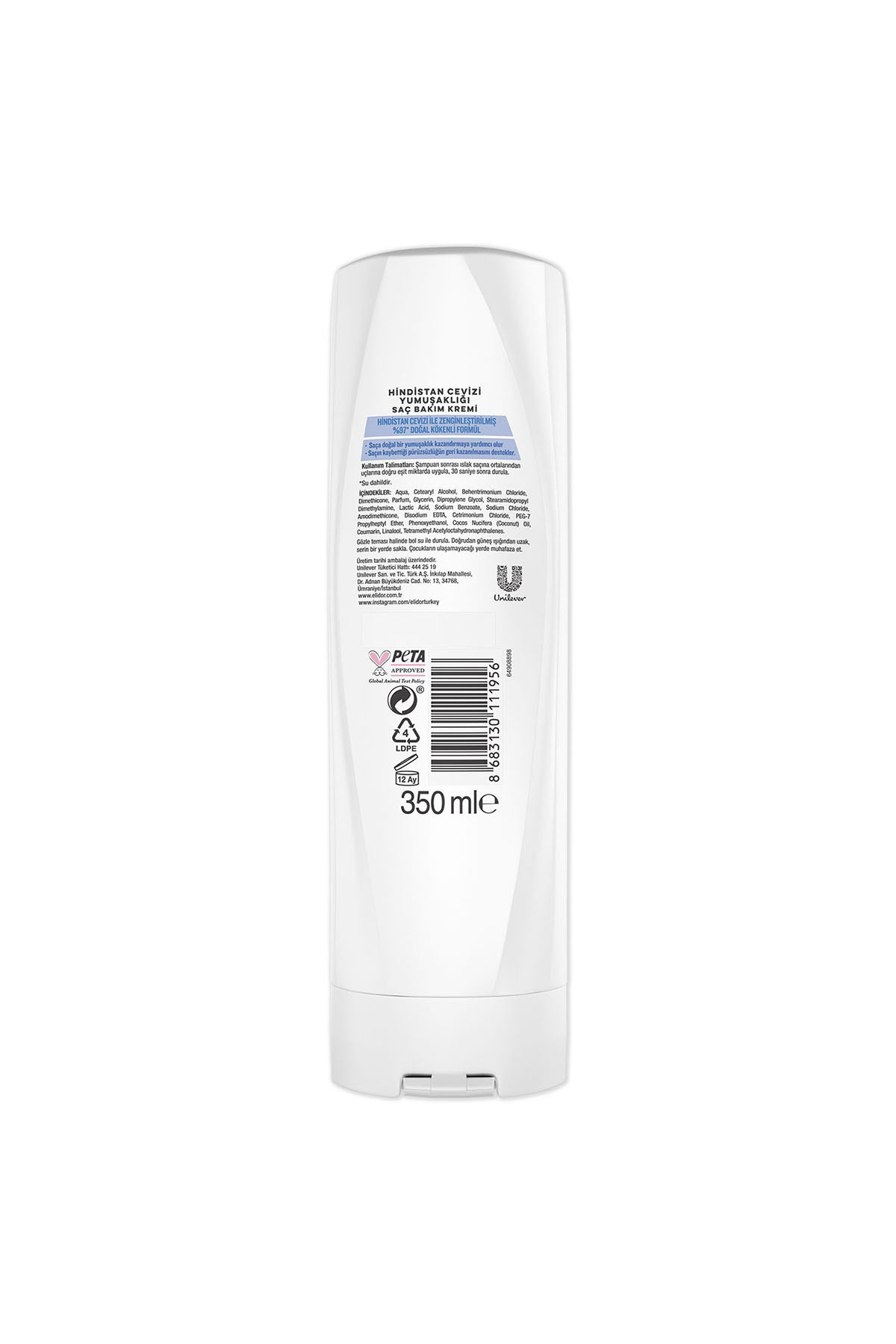 Saç Bakım Kremi Hindistan Cevizi Yumuşaklığı 350 ml x3 — SET.UNİ.11258 — تصویر 8 از 8