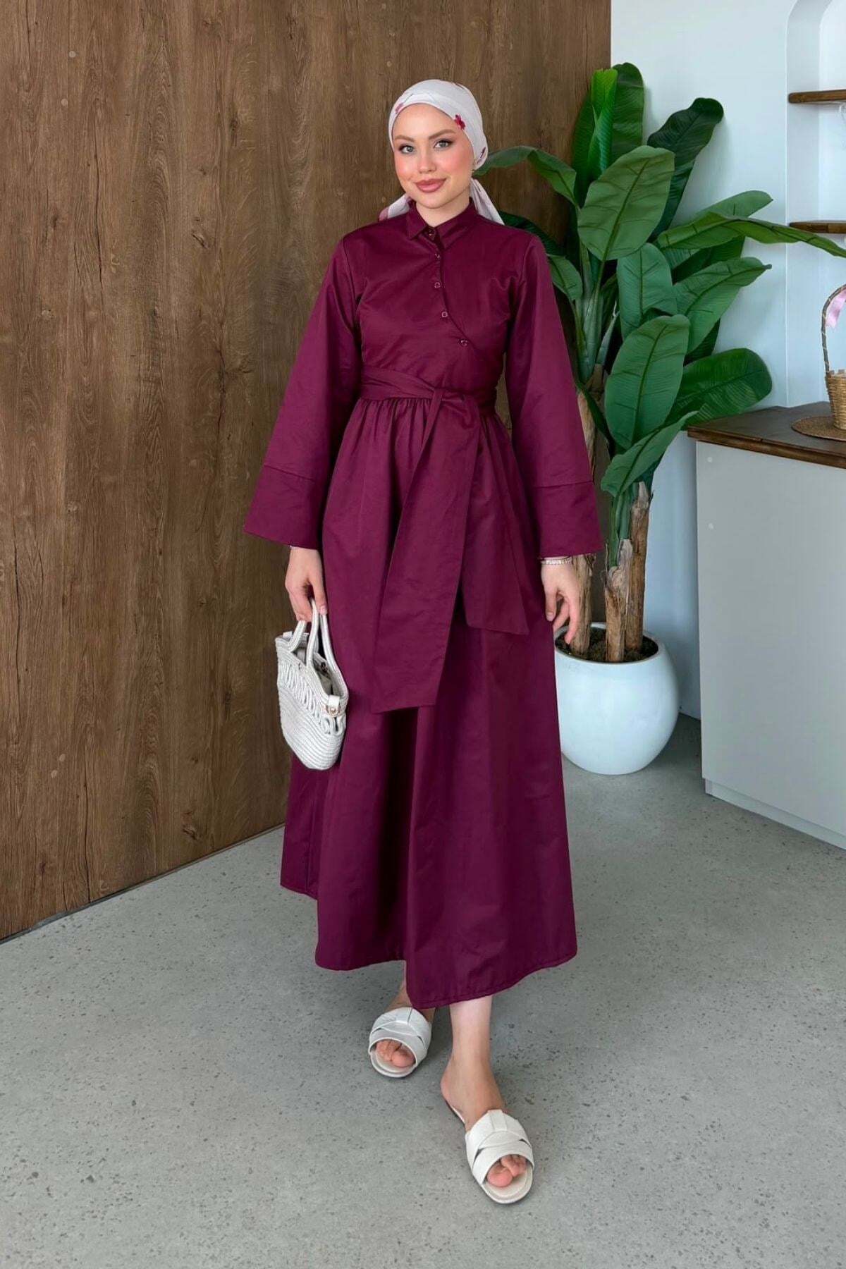 Hazamoda Pamela Dress Plum