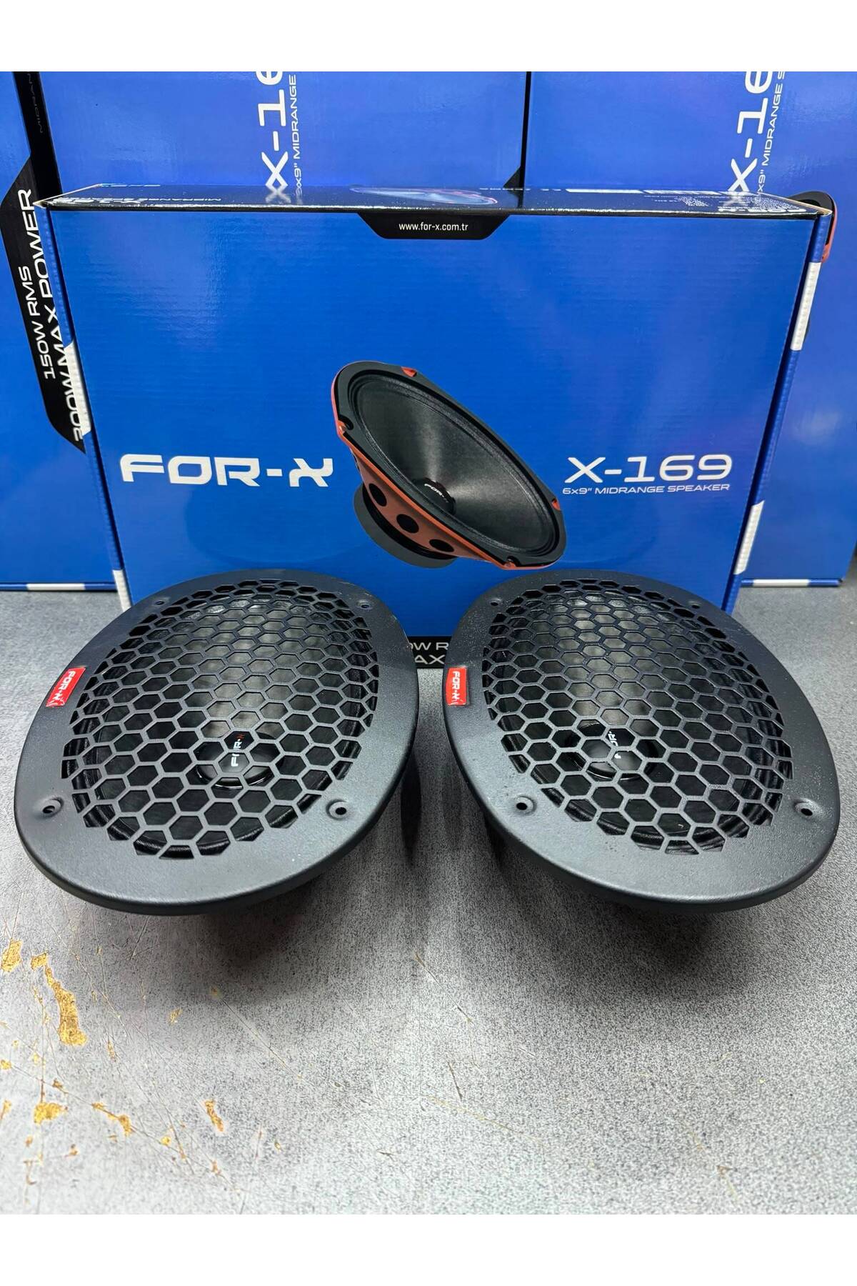 For-X X-169 OVAL KAYIK ÖZEL SERİ 300WAT 150RMS MİDRANGE İKİ ADET