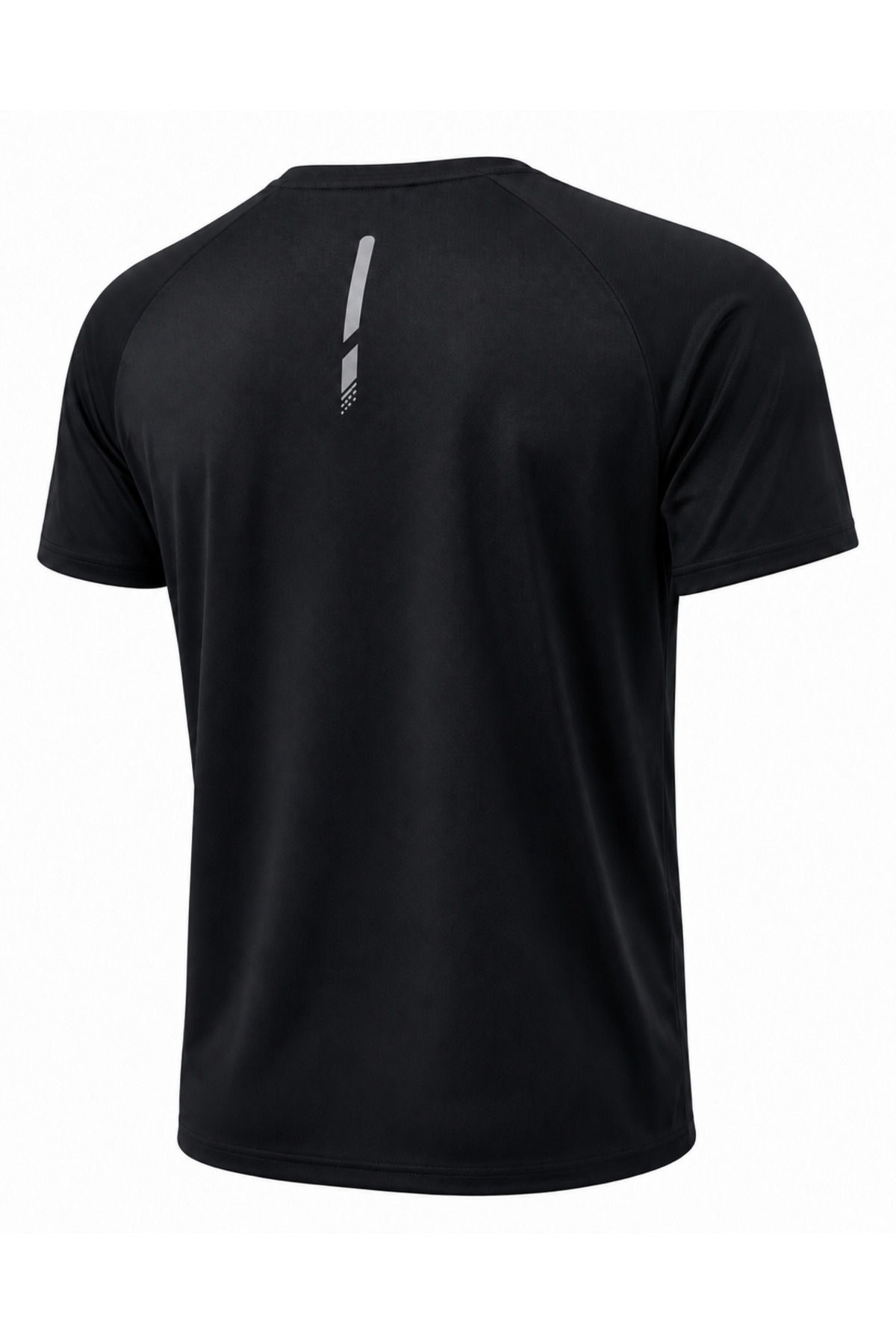 De Carte Hızlı Kuruyan Nefes Alan Reflektör Detaylı Atletik Teknik Spor T-Shirt görsel 2