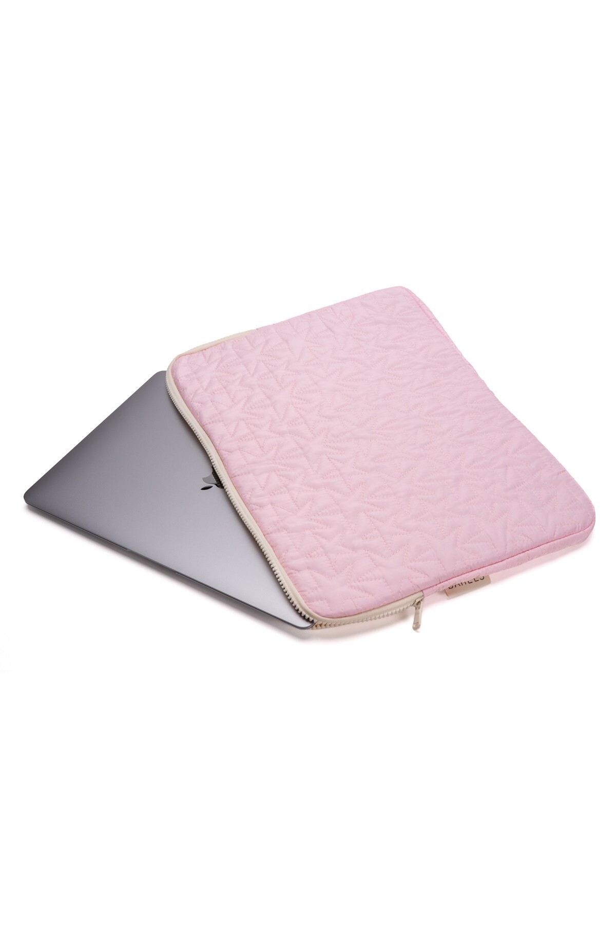 BAHELS Star Puffy Pembe Yıldız Desen XL Macbook ve Tablet Uyumlu Portföy Çanta görsel 2