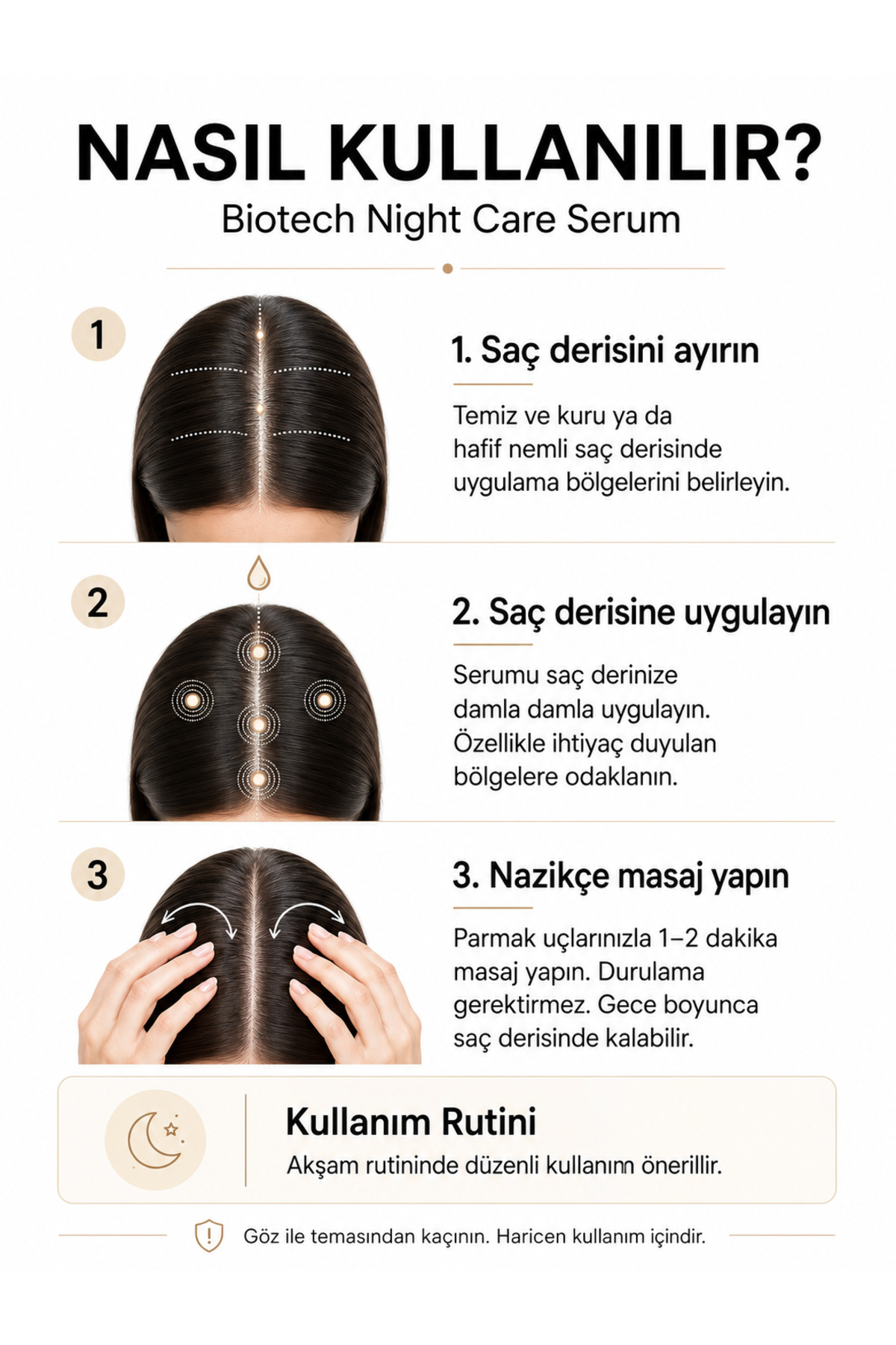 Peptit Biotin Kompleksi Saç Dökülmesi Karşıtı 2'li Gece Bakım Serumu — MIR-SRM-2X50 — تصویر 3 از 3