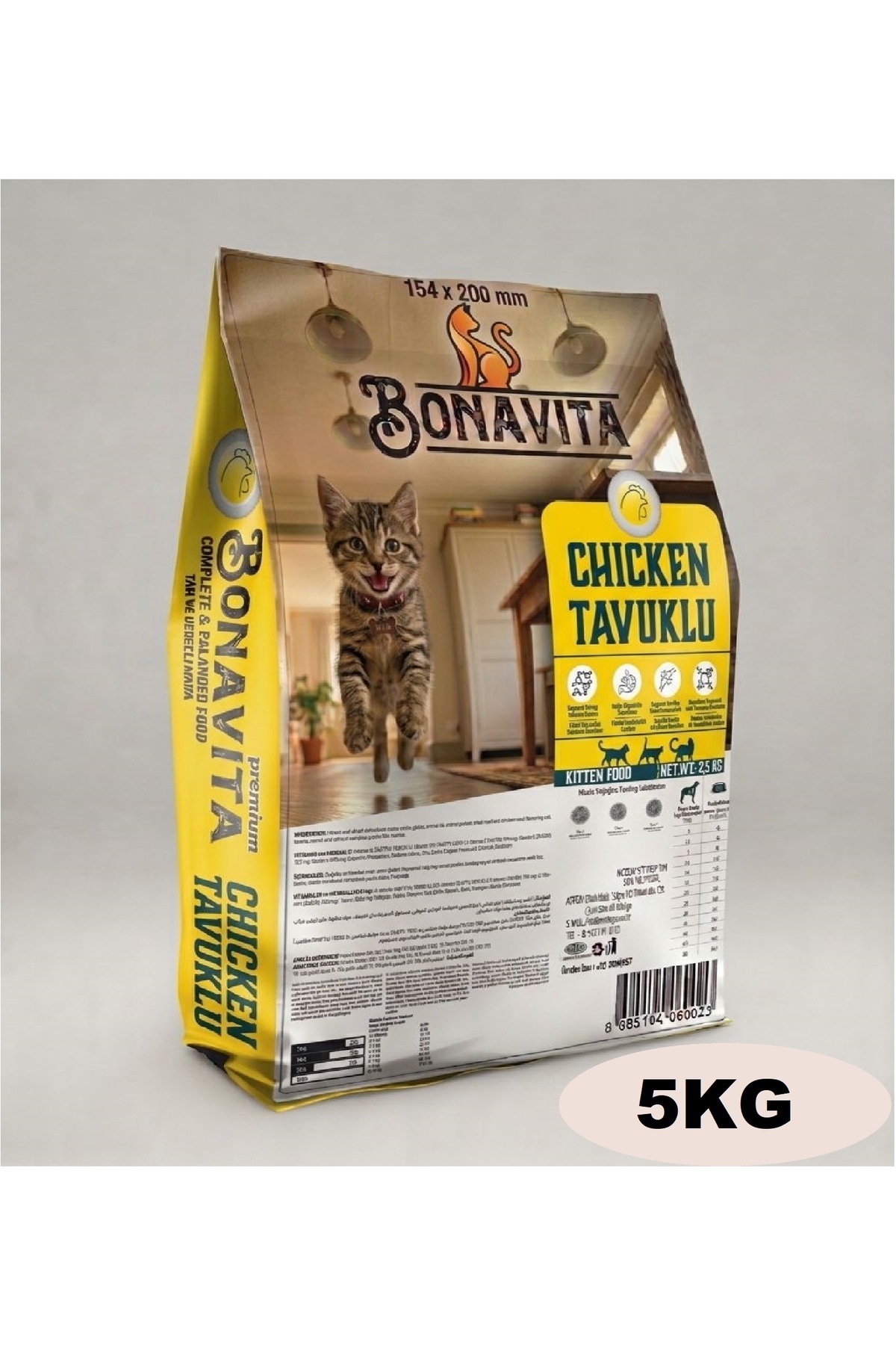 bonavitaa Bonavitta Tavuklu Yavru Kuru Kedi Maması 5kg (2.5X2)