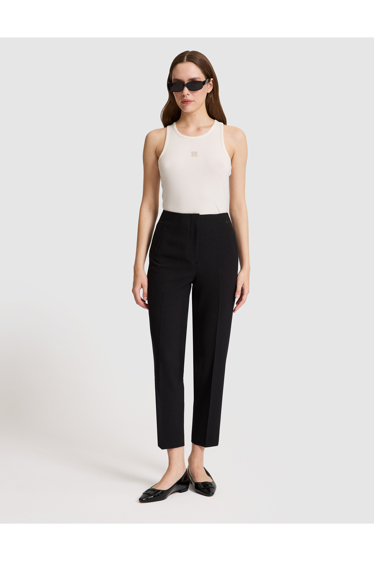 Pierre Cardin Siyah Carrot Fit Kumaş Pantolon 50319939-VR046