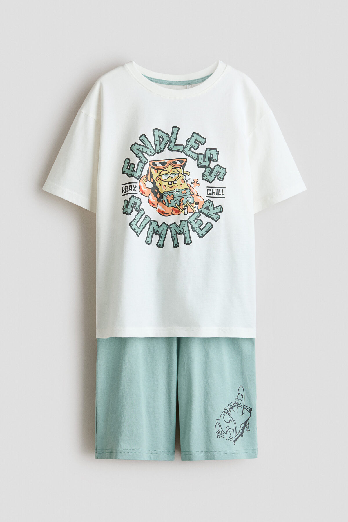 ست لباس خواب نخی و چاپی اچ اند ام ست پیژامه و لباس خواب H&M