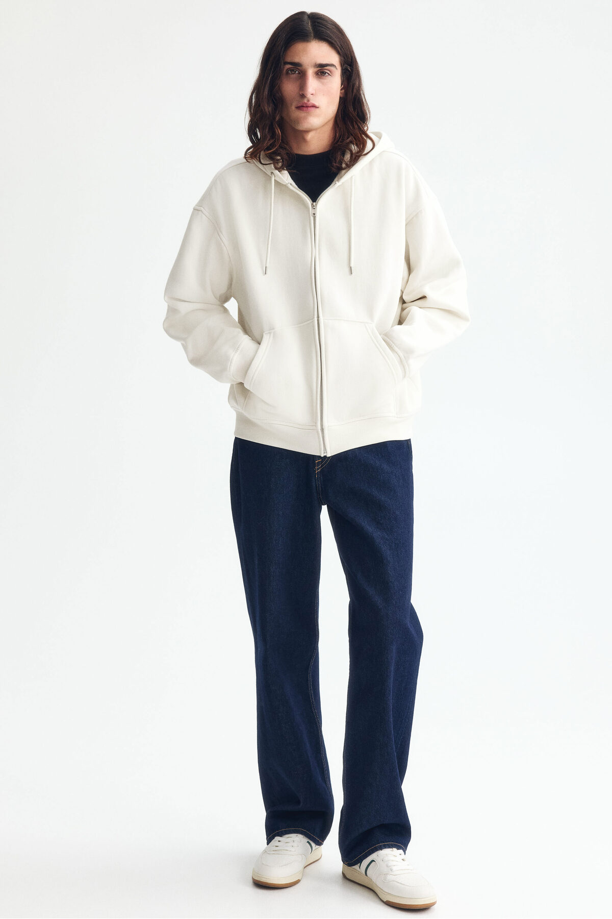 تاپ کلاه‌دار و زیپ‌دار، گشاد اچ اند ام سویشرت H&M