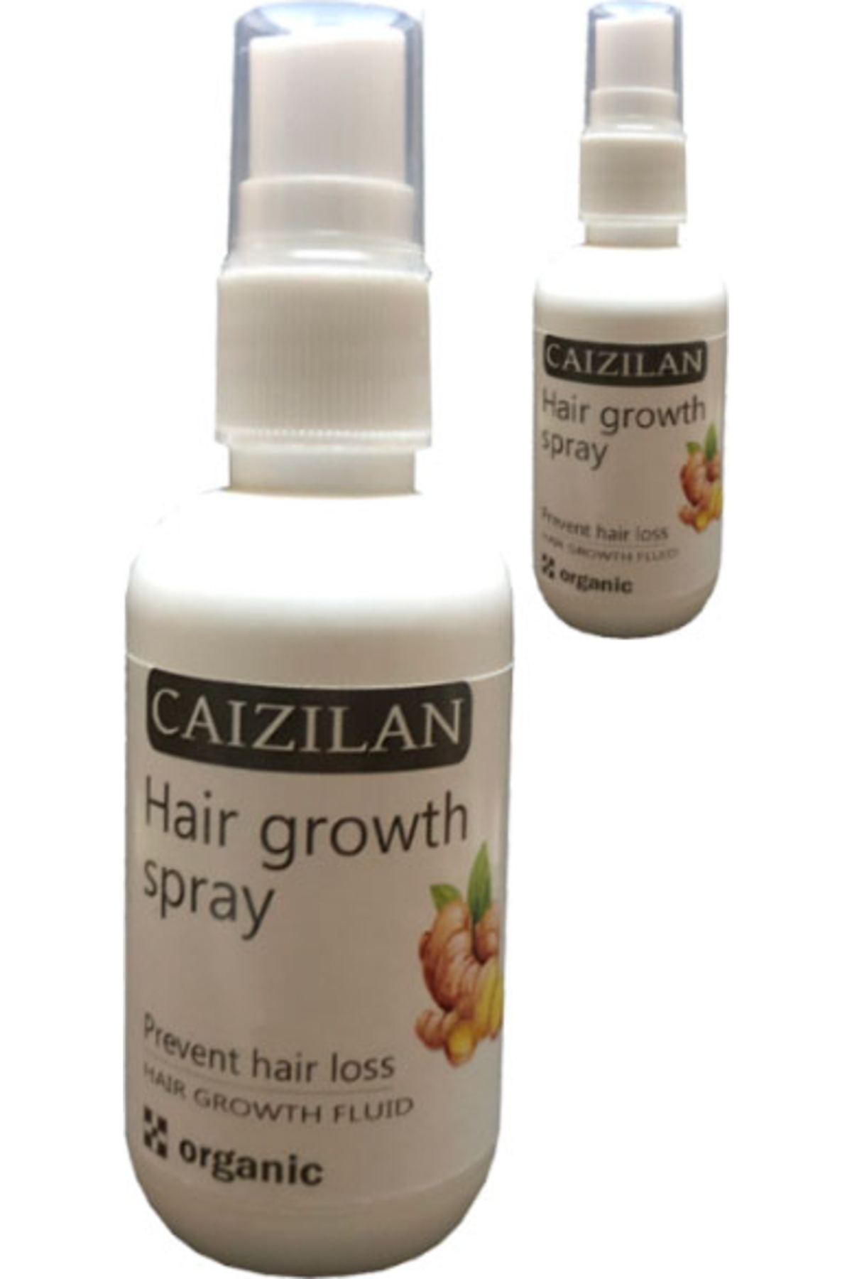 Caizilan Hair Growth Spray 2 Adet Zencefil Özlü Saça Boyut Spreyi 50 ml — GU-EYF-16314-BZ001