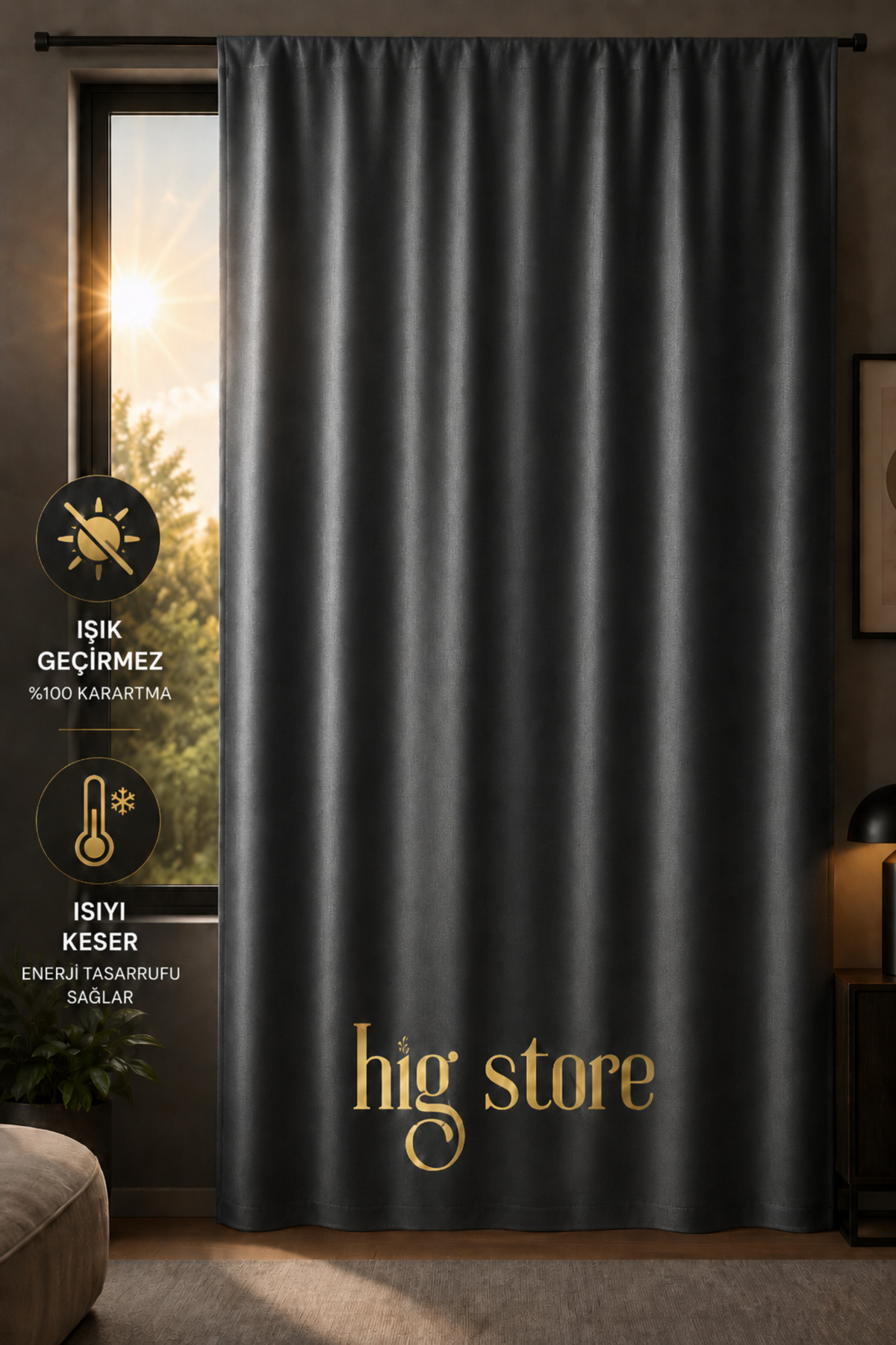 Blackout 100% Light-Proof Heat-Insulated Background Curtain Battery-Free Blackout Blinds Single Wing V-28