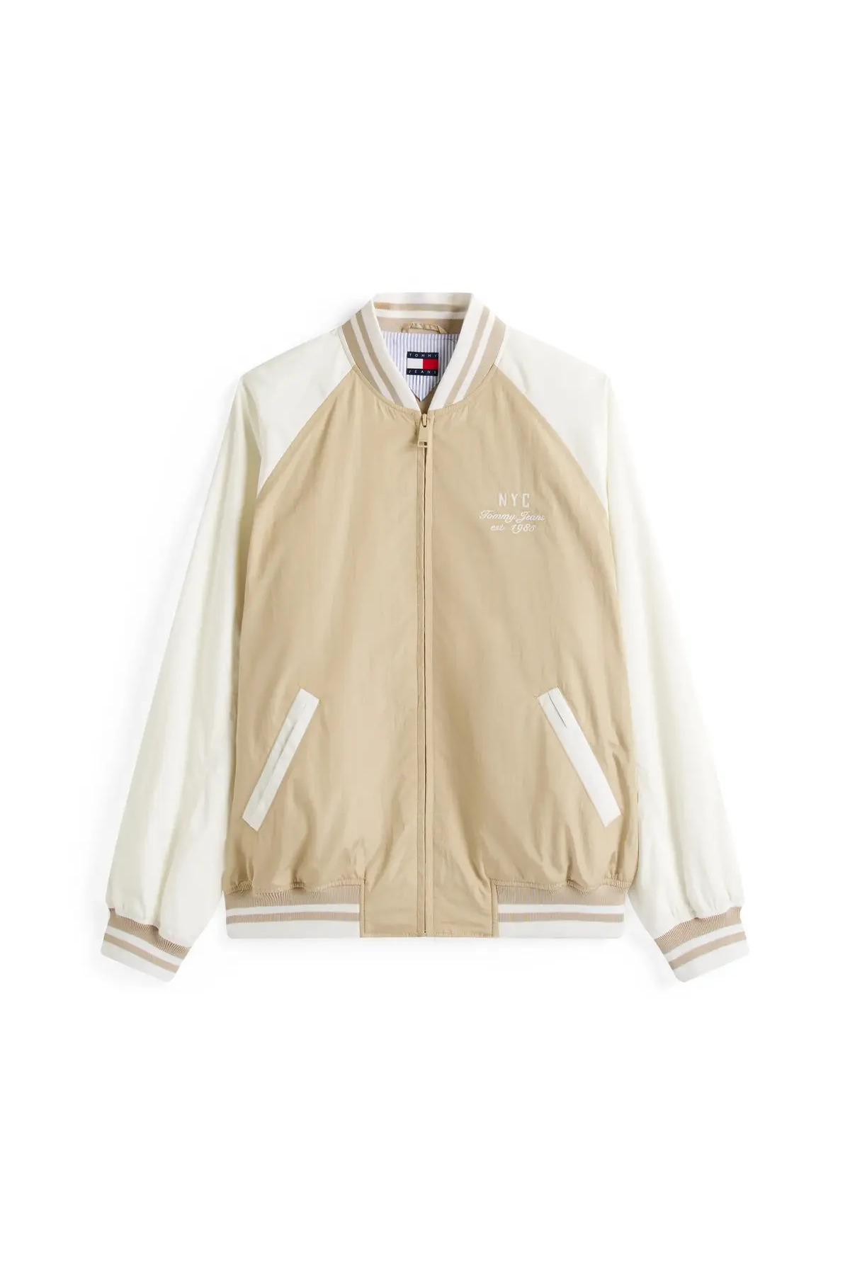 Tommy Hilfiger TJW SOUVENIR BOMBER Krem Kadın Bomber Ceket görsel 3