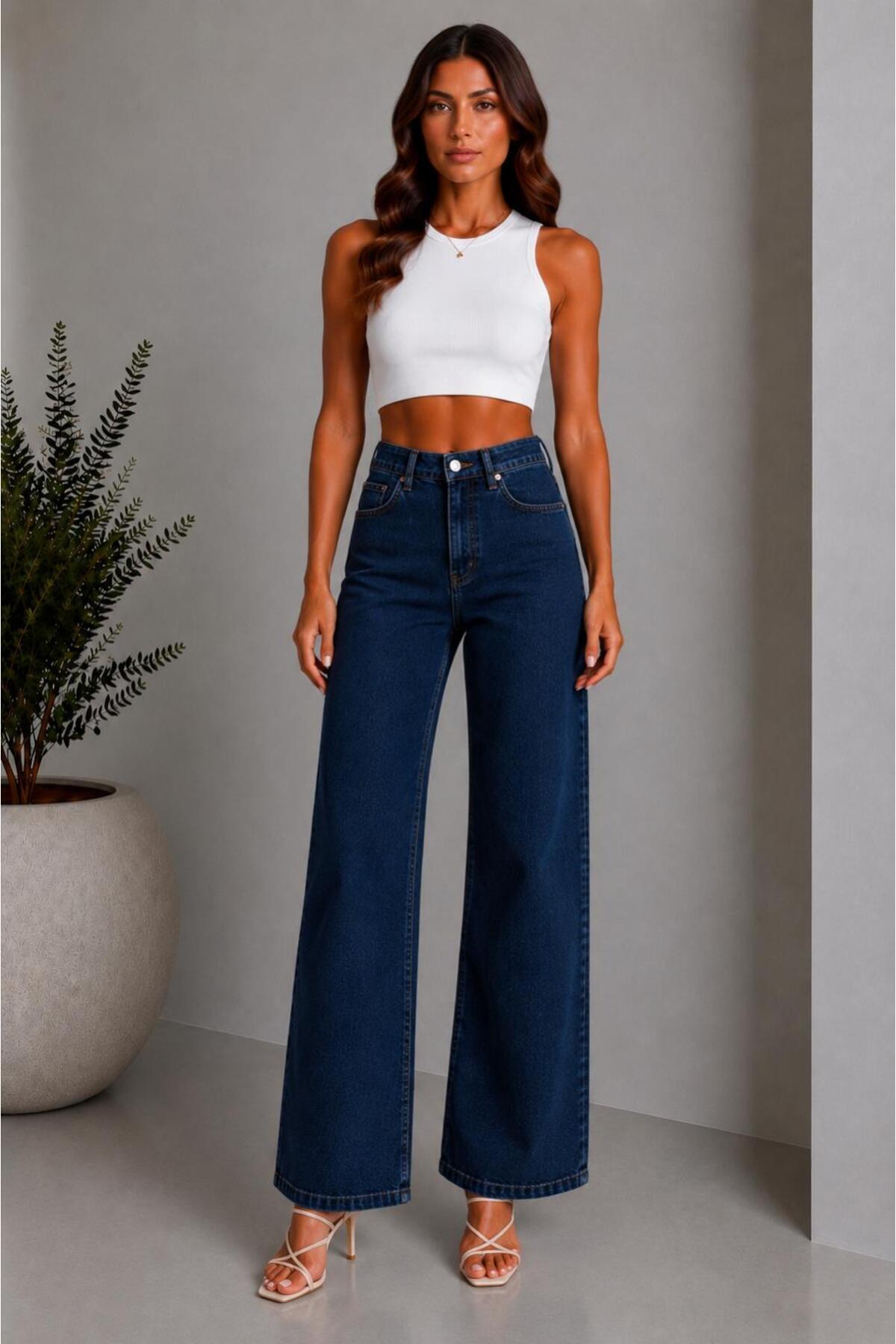 DENİM İN SHE New Season Palazzo Model Kot Jean
