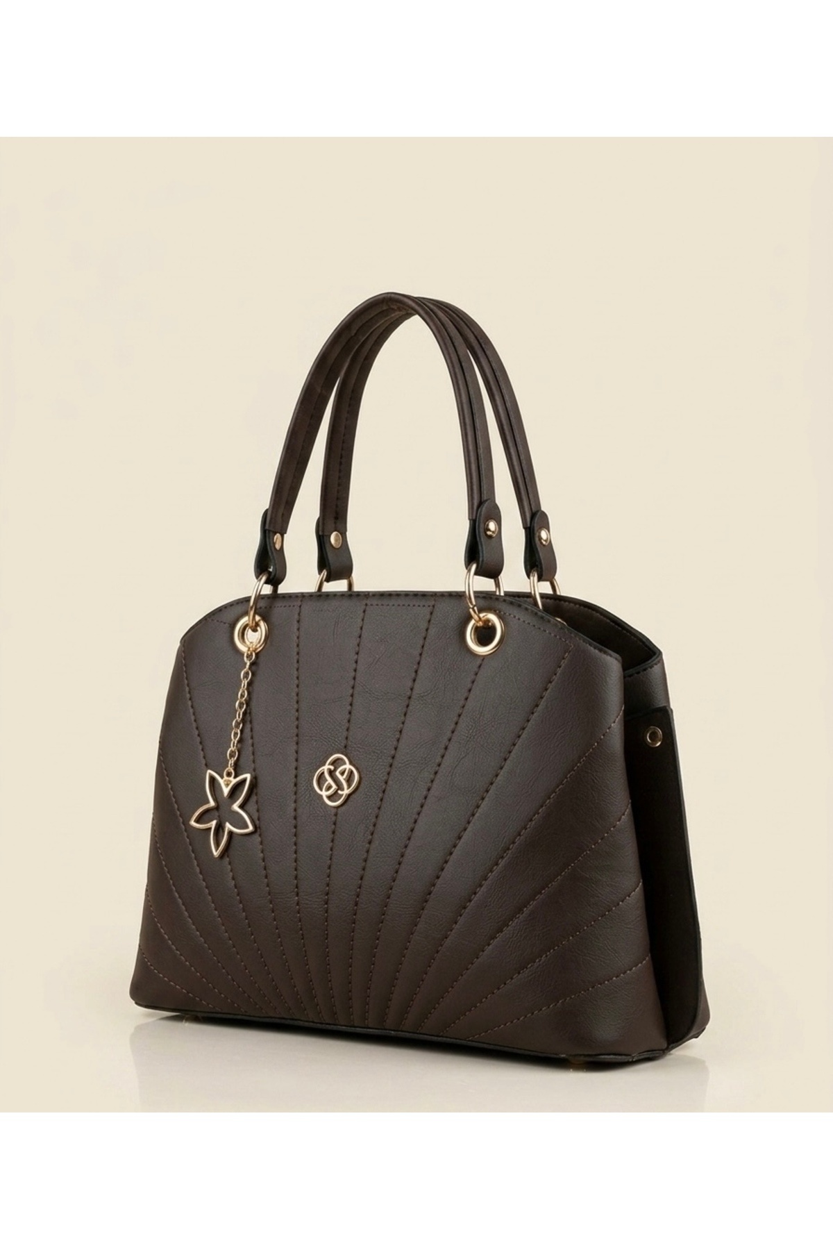 Mother/Woman Hand and Shoulder Bag / Adjustable Long Strap / 2 Compartments / Back Zipper / Daily