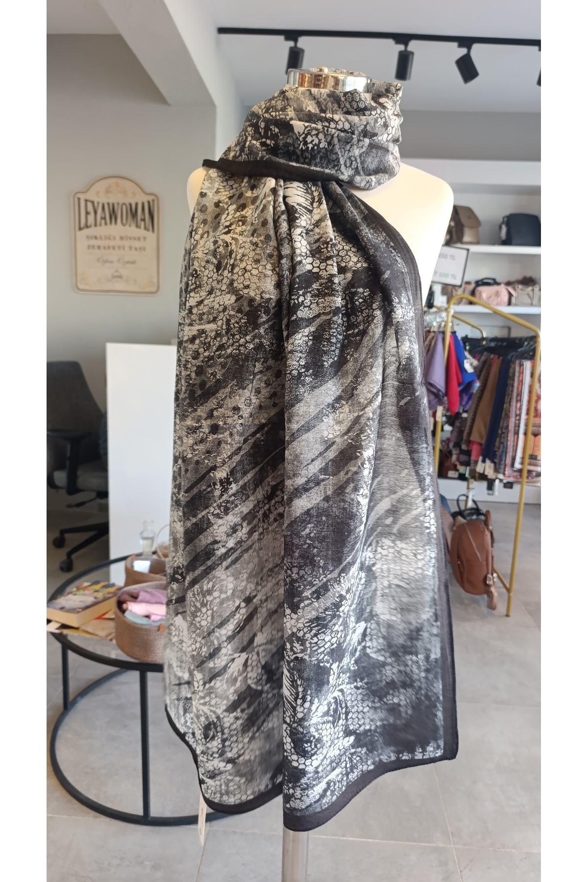 SCARF BİANCA TENSEL ŞAL GÜNLÜK KULLANIM