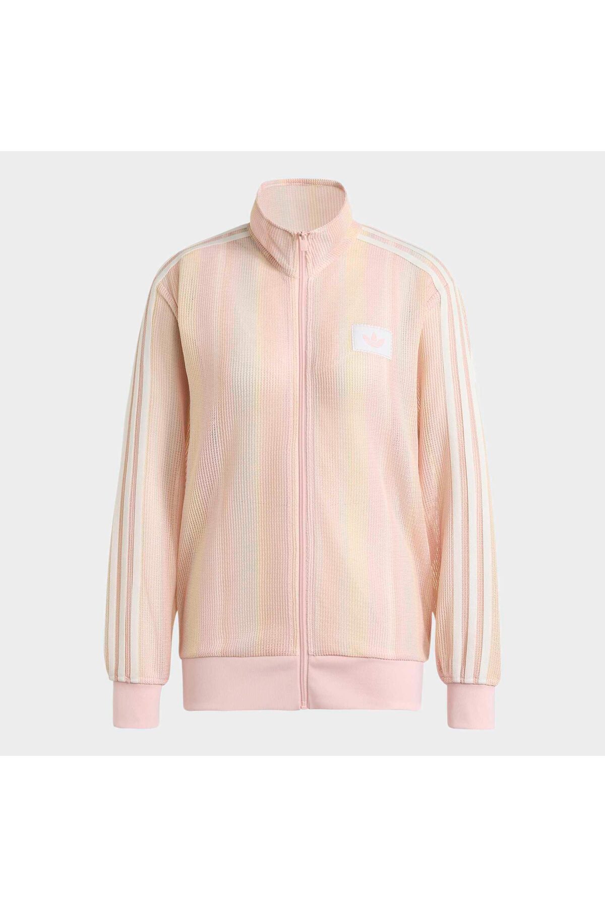 adidas Originals Summer Glow Knitted Firebird Kadın Pembe Ceket (KY2031) görsel 6