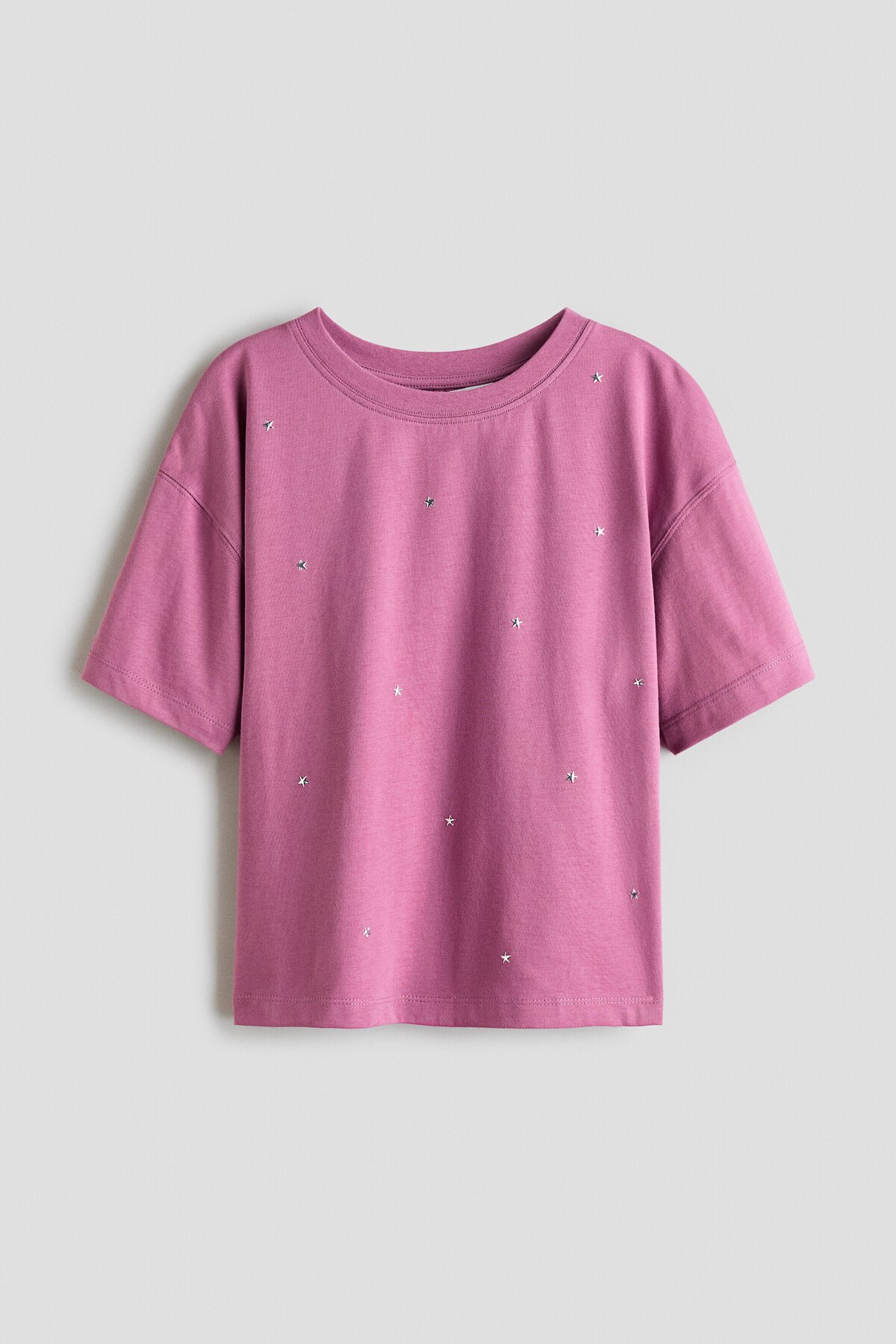 تی‌شرت نخی و گلدوزی شده اچ اند ام تی شرت H&M