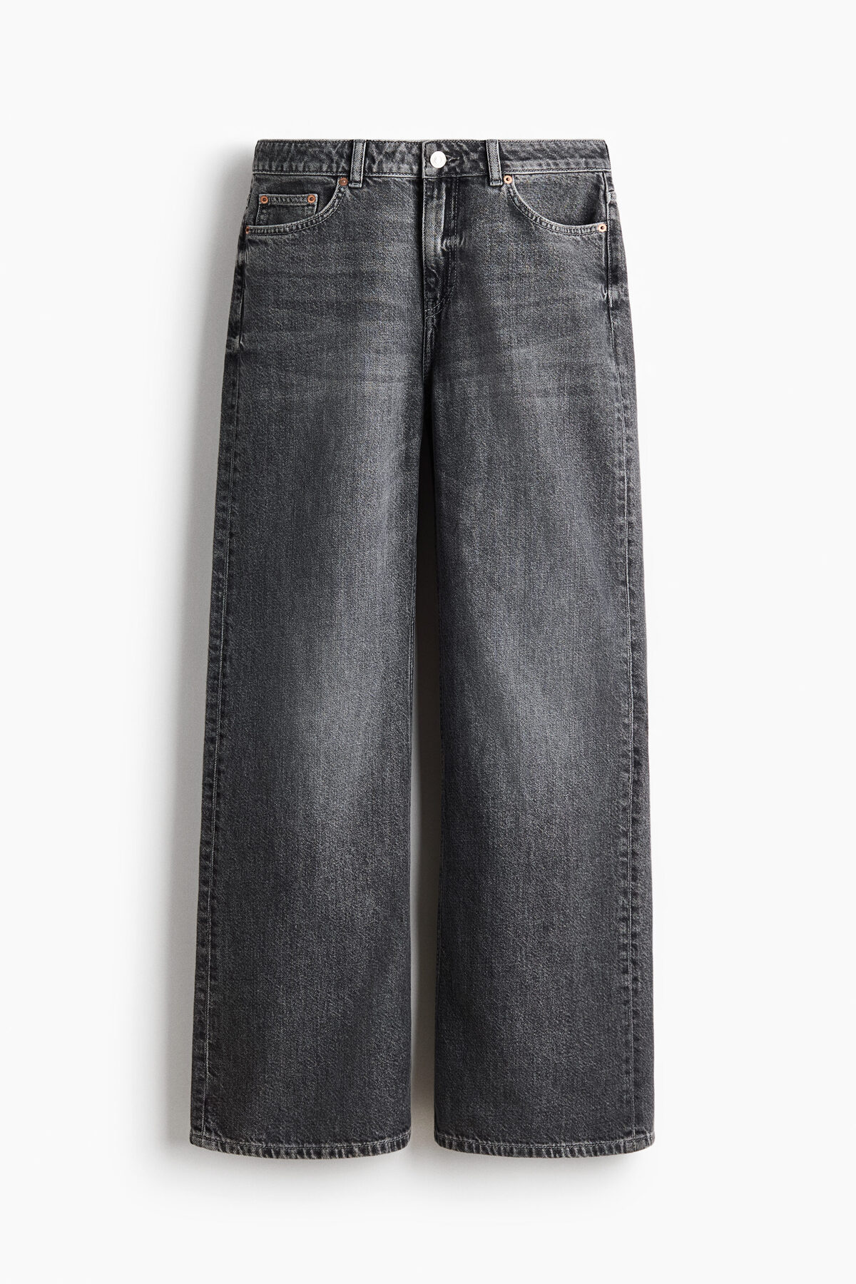 H&M Baggy Regular Waist Jeans görsel 2