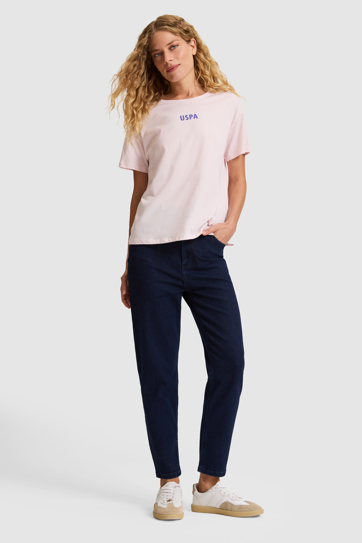 U.S. Polo Assn. Kadın Eflatun Jean Pantolon 50325217-DN0013