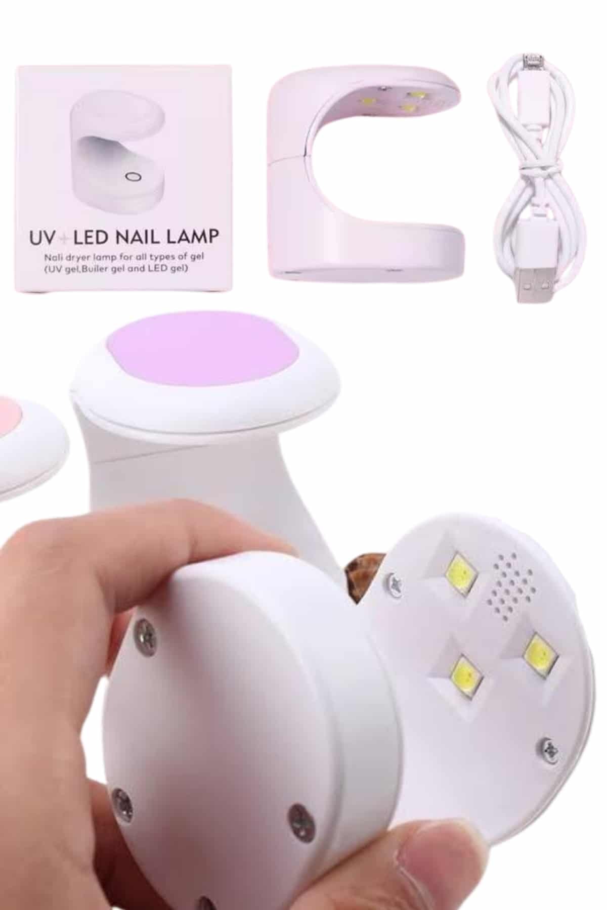 Kalıcı Oje Protez Tırnak Uv Led Kuturucu Oje Jel Tırnak Kurutucu — TYC70C1491AA71B5BB84DCB00 — تصویر 3 از 5