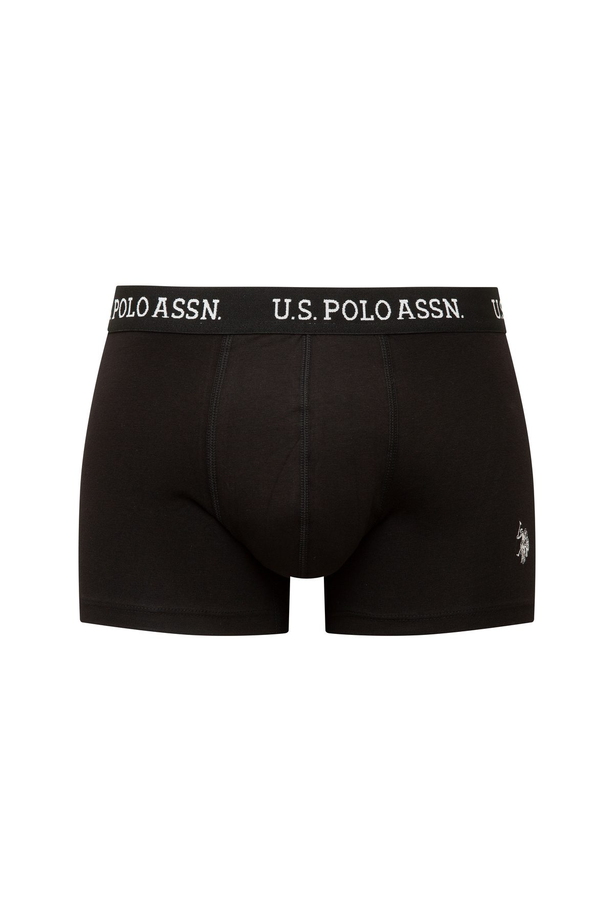 U.S. Polo Assn. Erkek 301 Siyah 3 lü Boxer görsel 2