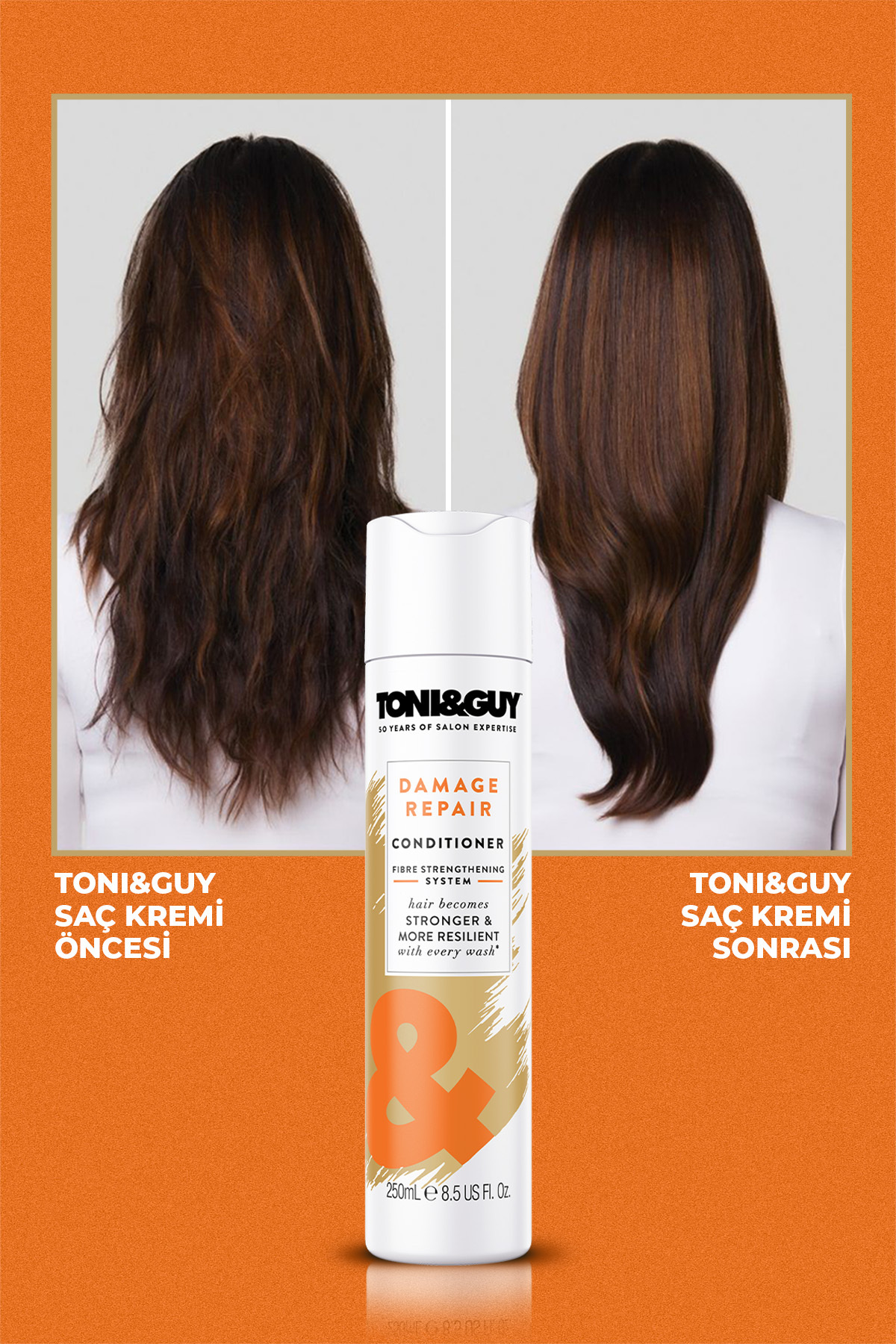 Damage Repair Yıpranmış Saçlar İçin Saç Bakım Kremi 4x250 ml — TNGY0028 — تصویر 5 از 6
