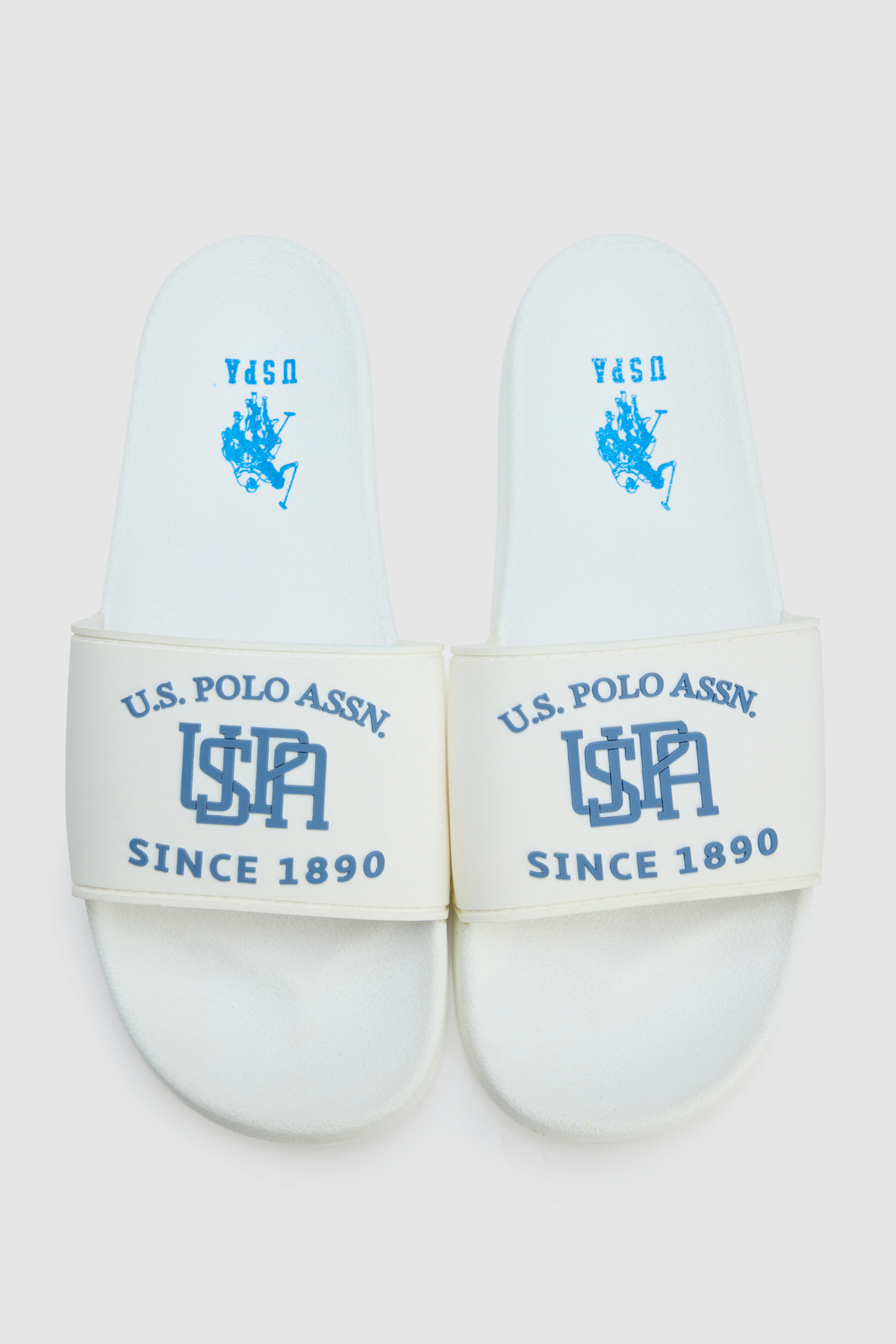 U.S. Polo Assn. Erkek Beyaz Terlik 50323180-VR013 görsel 3