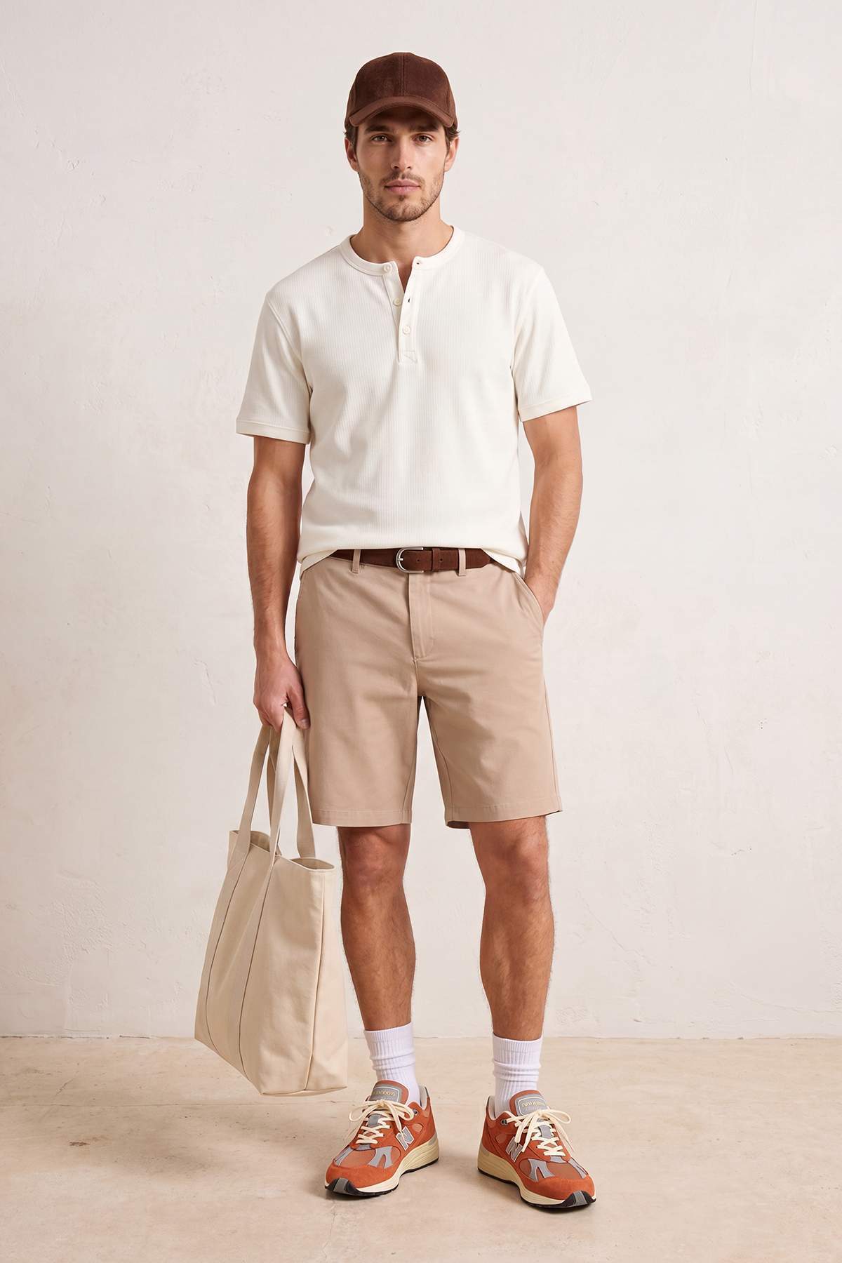 Trendyolmilla Man Camel Şort & Bermuda TMNSS26SR00029