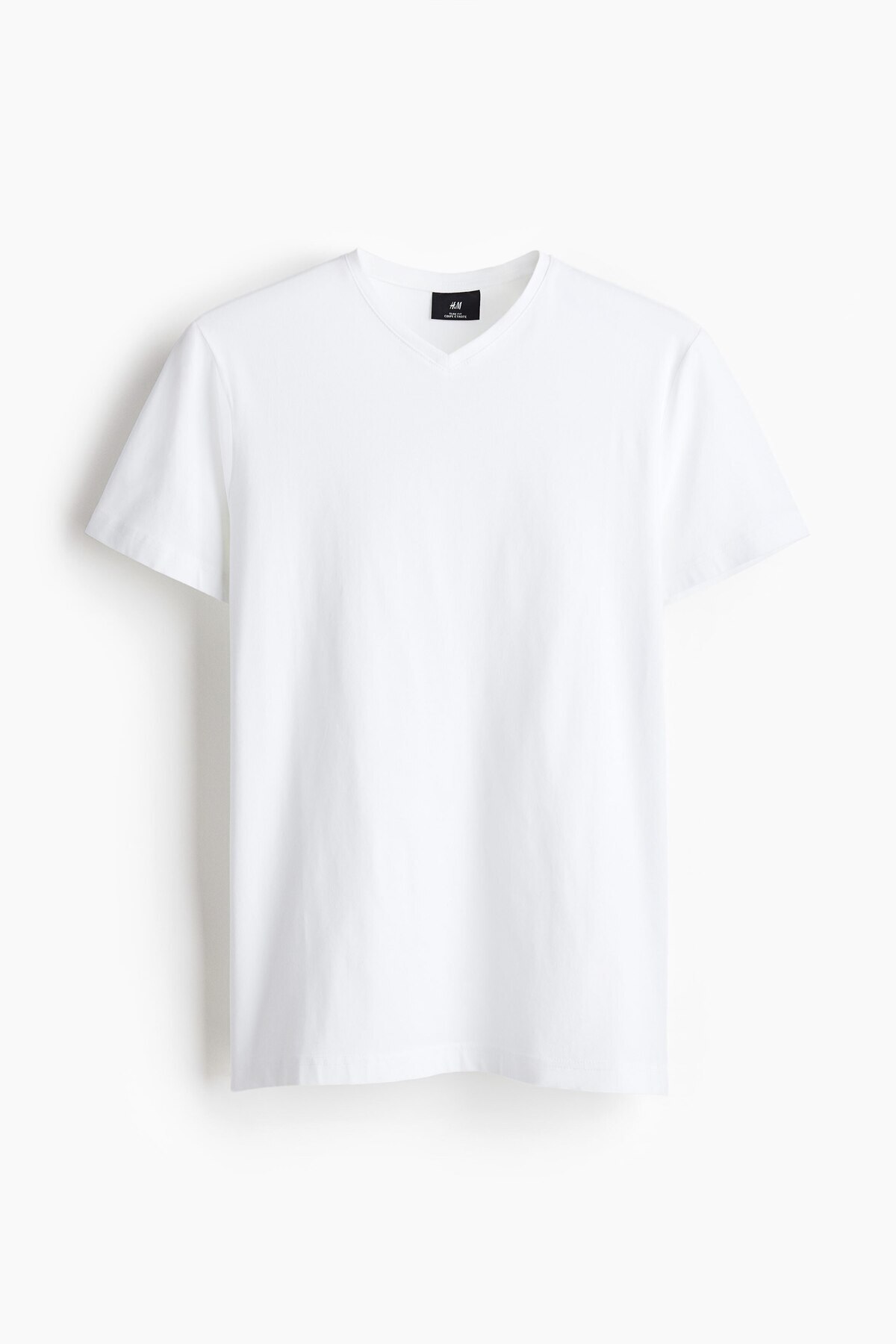Slim Fit V Yakalı Tişört