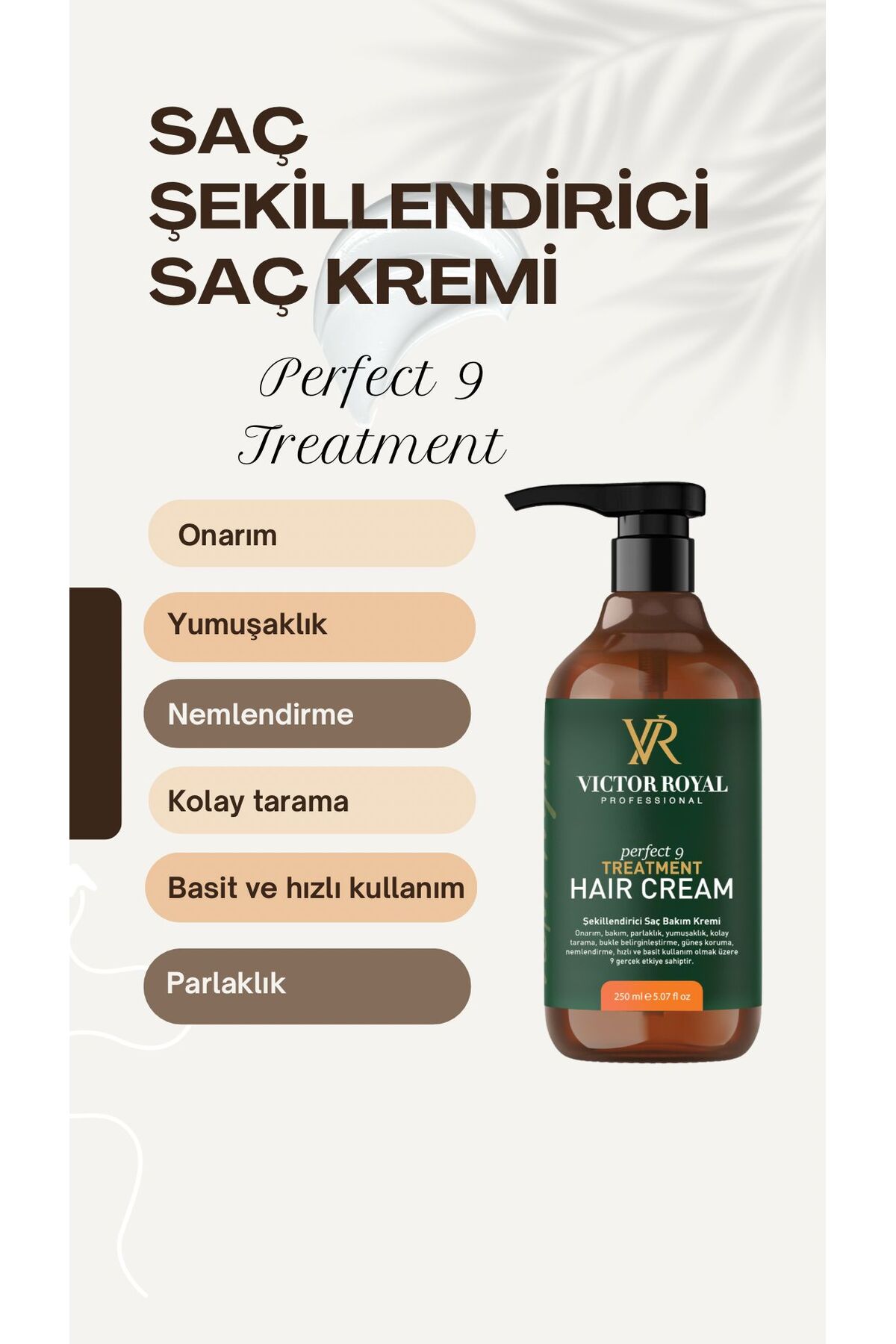 Victor Royal Bukle Belirginleştirici Kıvırcık Ve Dalgalı Saçlar Için Durulanmayan Saç Kremi 250 ml — buklekrem