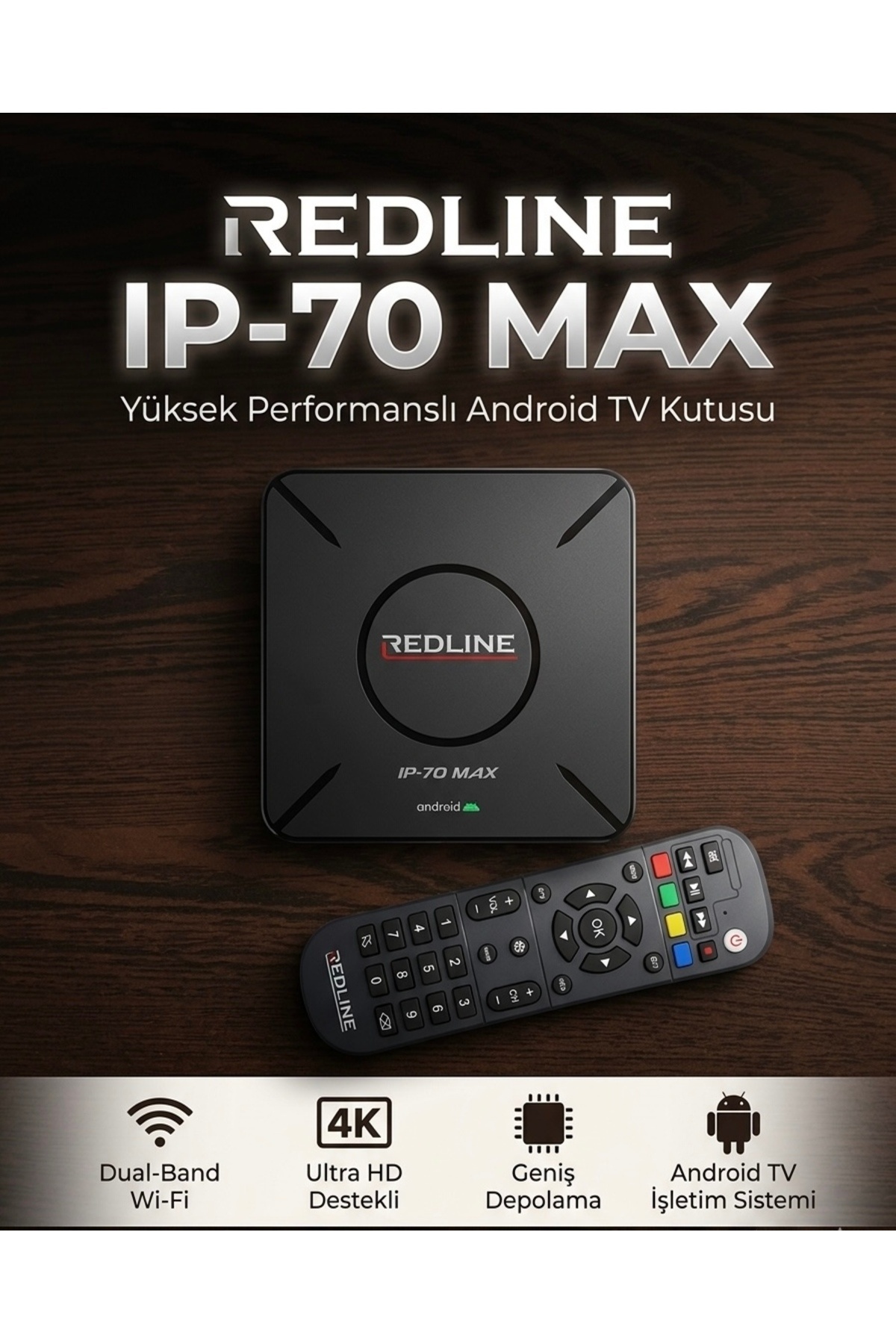 media İP-70 MAX TV ANDROİD TV BOX STİCK 2Gb Ram 16Gb Hafıza