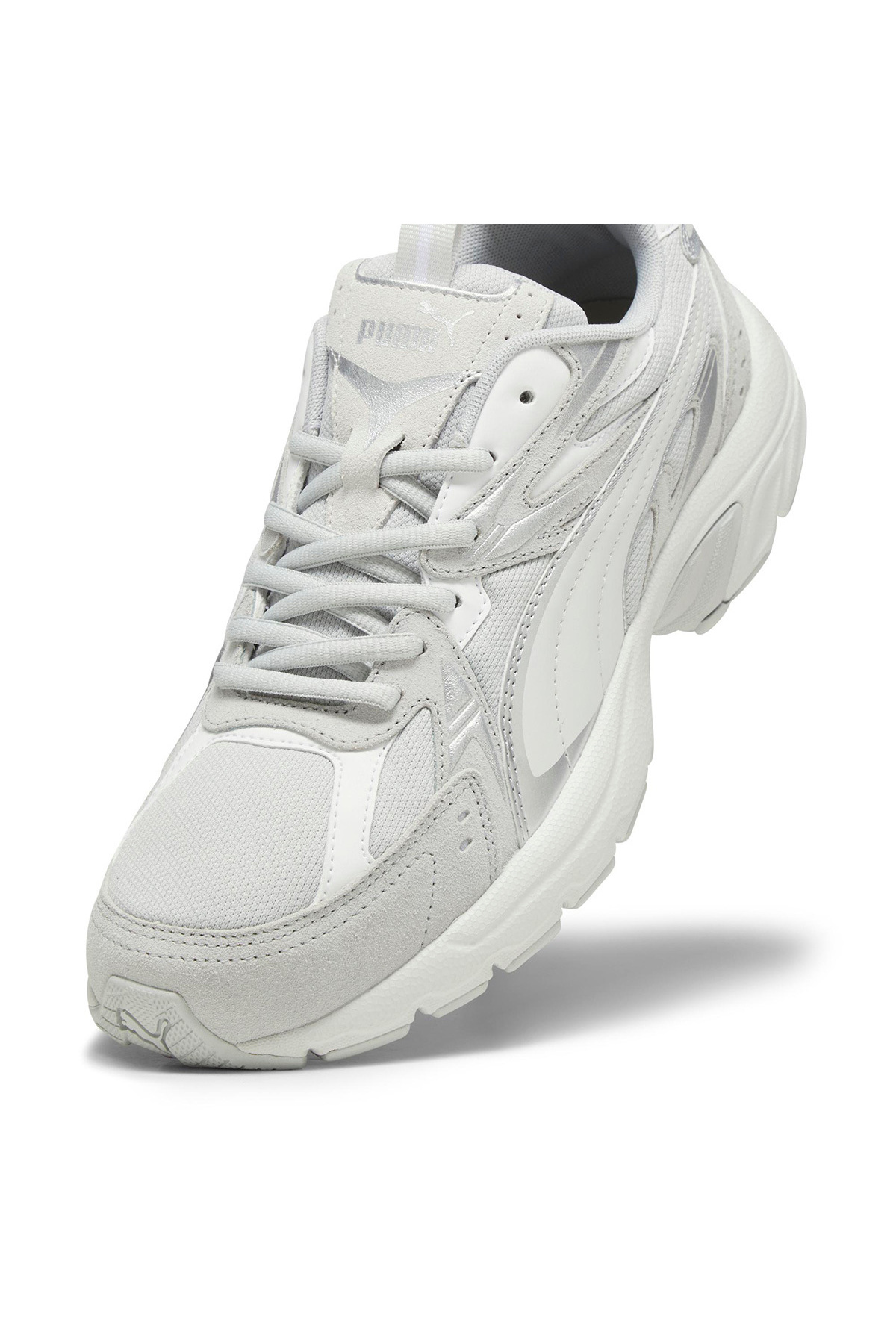 Puma Milenio Tech Suede Erkek Beyaz Sneaker Ayakkabı 39348902 görsel 4