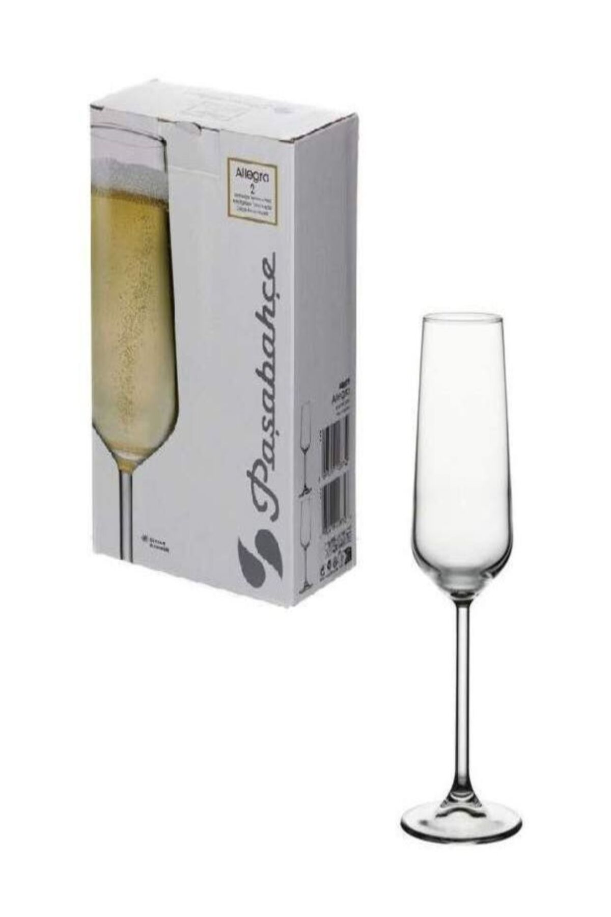 Flute Champagne Glass 440079 Allegra Glass 2 Pieces 195 cc ORJin. Boxed IMPORTANT