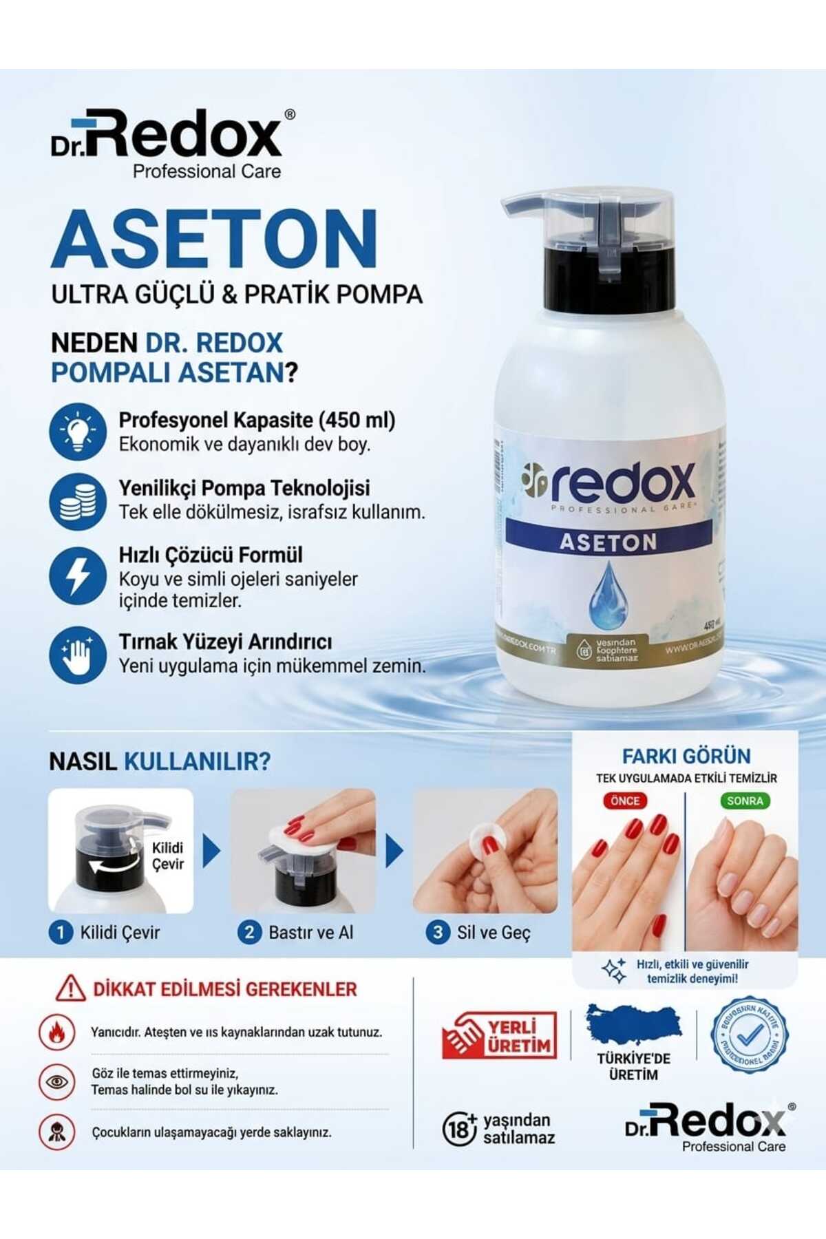 ASETON 450ML OJESİL — RDX232 — تصویر 3 از 3