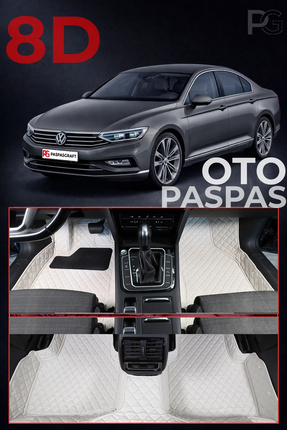 PASPASGRAFT VOLKSWAGEN VW PASSAT B8 - B8.5 2015-2023Beyaz Renk 8D Prestige Ka...
