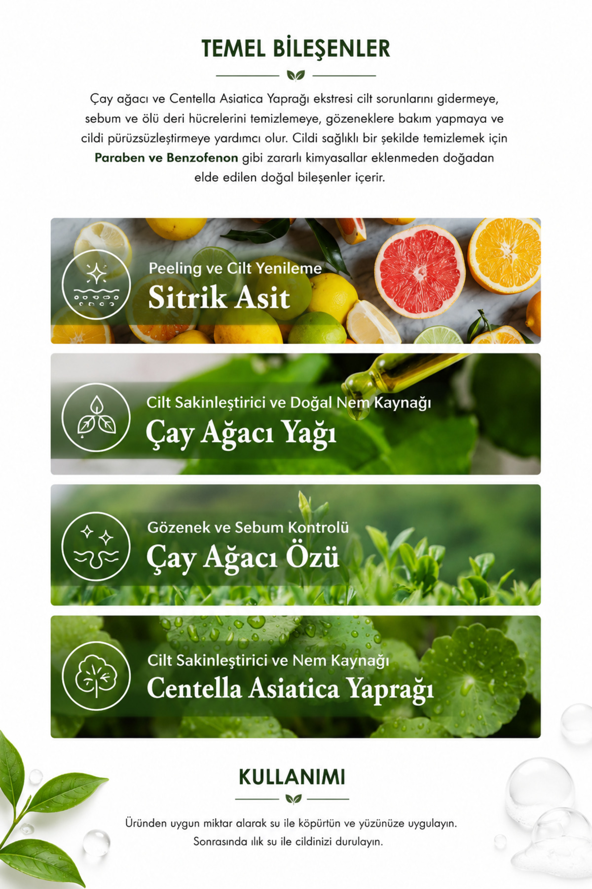 Çay Ağacı Özlü Yüz Temizleme Köpüğü-ciltteki Yağ Ve Kirleri Arındırır, Karşıtı Bakım 150ml — 8809733210432 — تصویر 3 از 5