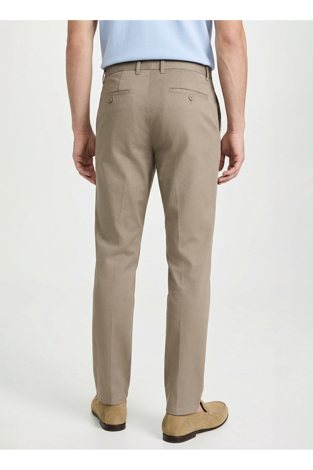 Vizon Erkek Slim Fit Chino Pantolon F6SM-PNT 658 N — بژ 5003328251 — تصویر 6 از 8