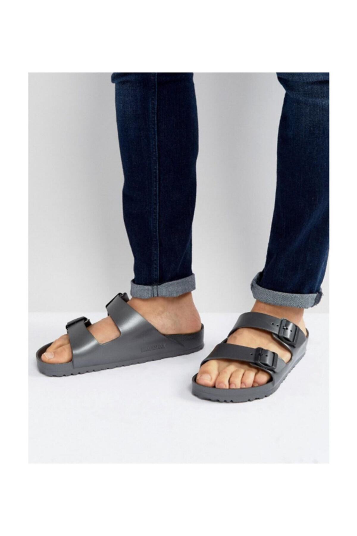 صندل مردانه راحتی آنتراسیت Birkenstock مدل 1001497 بیرکن استاک دمپایی Birkenstock
