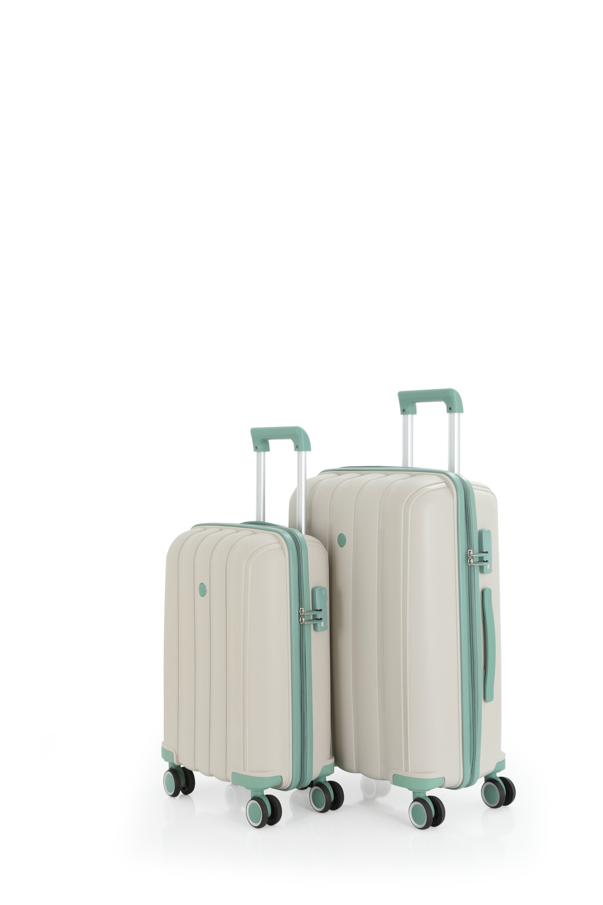 MÇS Polypropylene 2-Piece Suitcase Set Medium & Cabinet V305