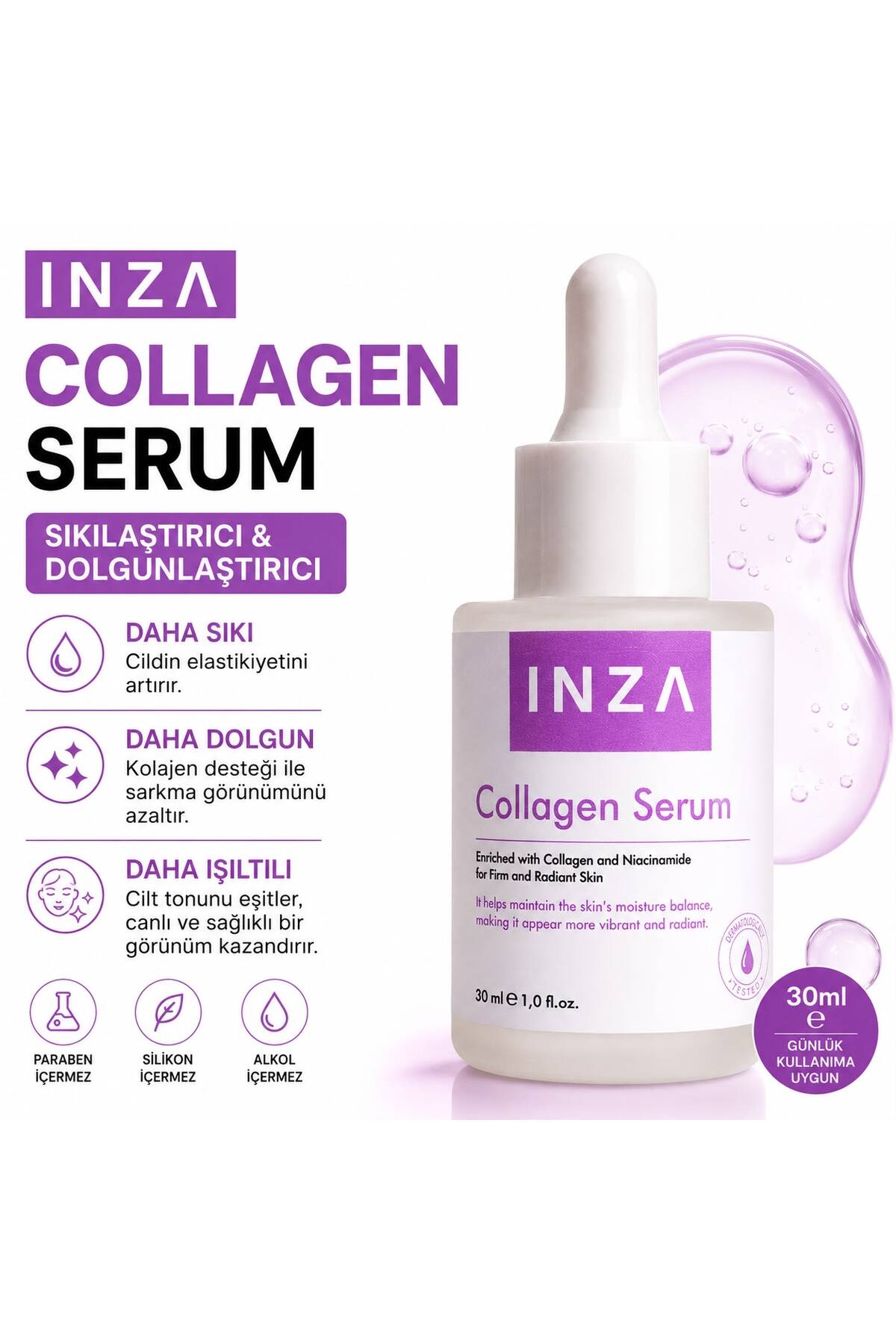Collagen Serum – Nem Dengeleyici & Sıkılaştırıcı Cilt Serumu (30 ML) — 480014