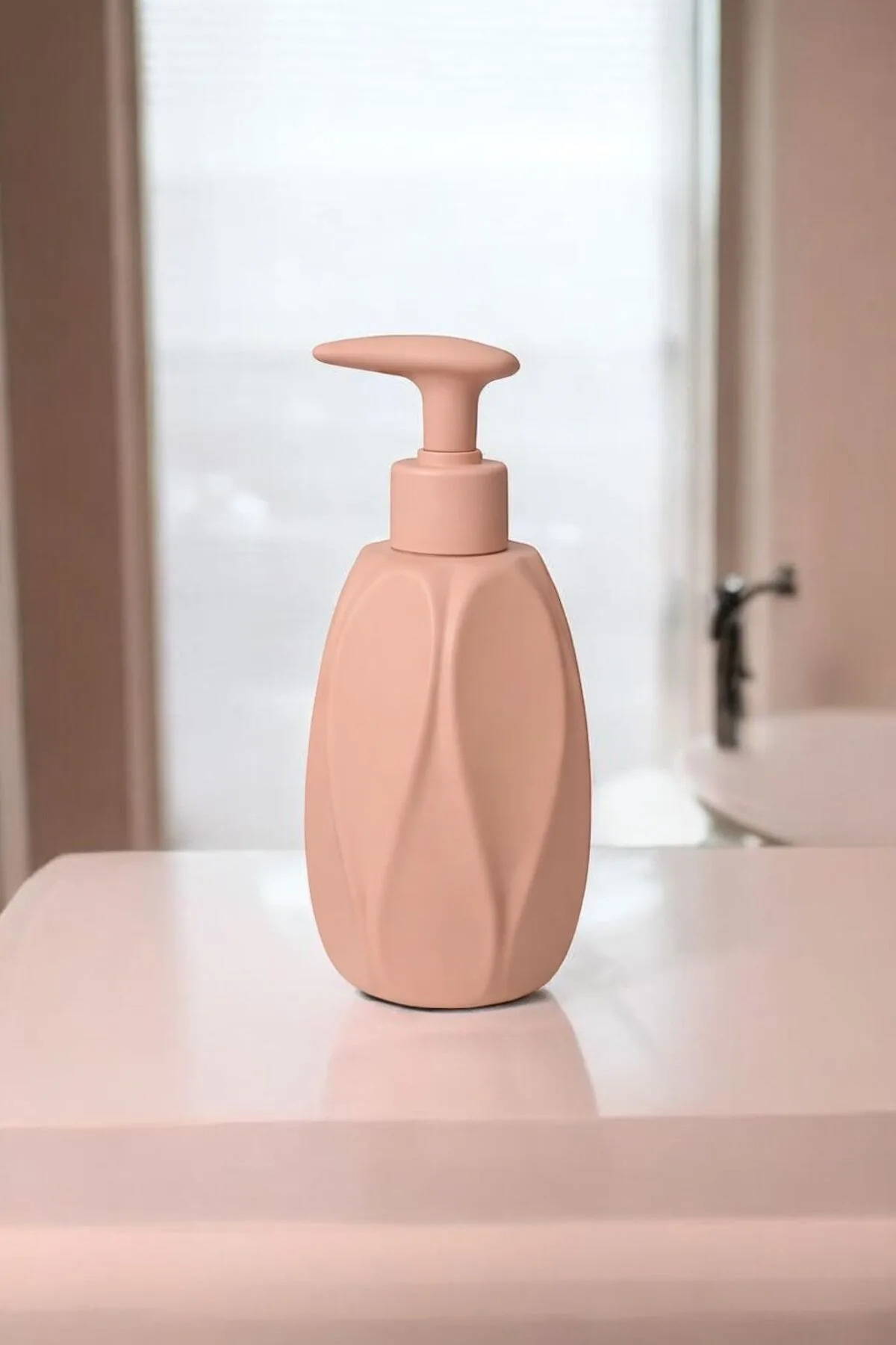 500 ml Taş Sıvı Sabunluk | Banyo Mutfak Sabunluk Dispenseri - Dekoratif Sabunluk