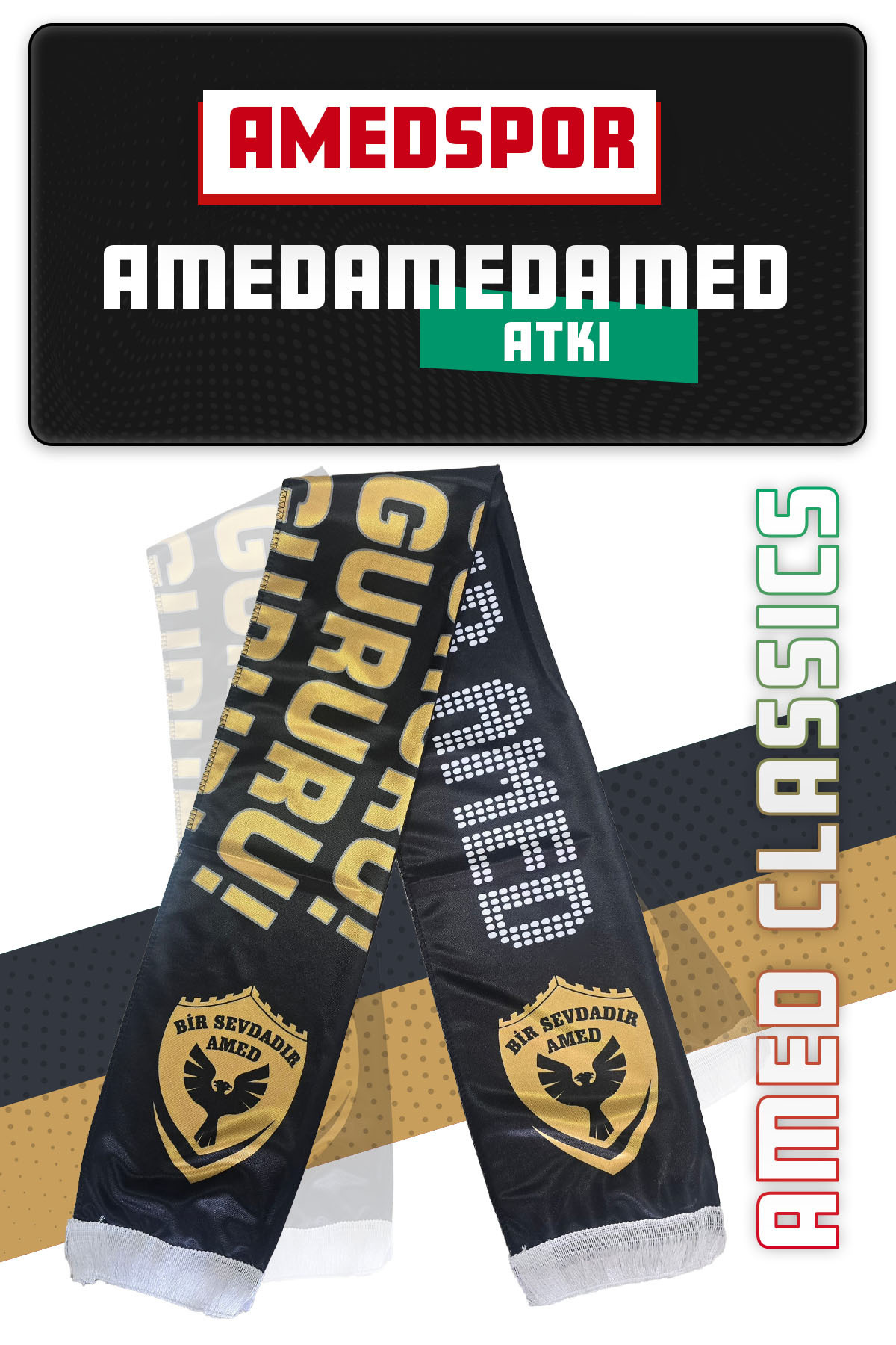 Amed Spor Amedamedamed Şal Atkı Diyarbakır Amedspor Amed Store B03