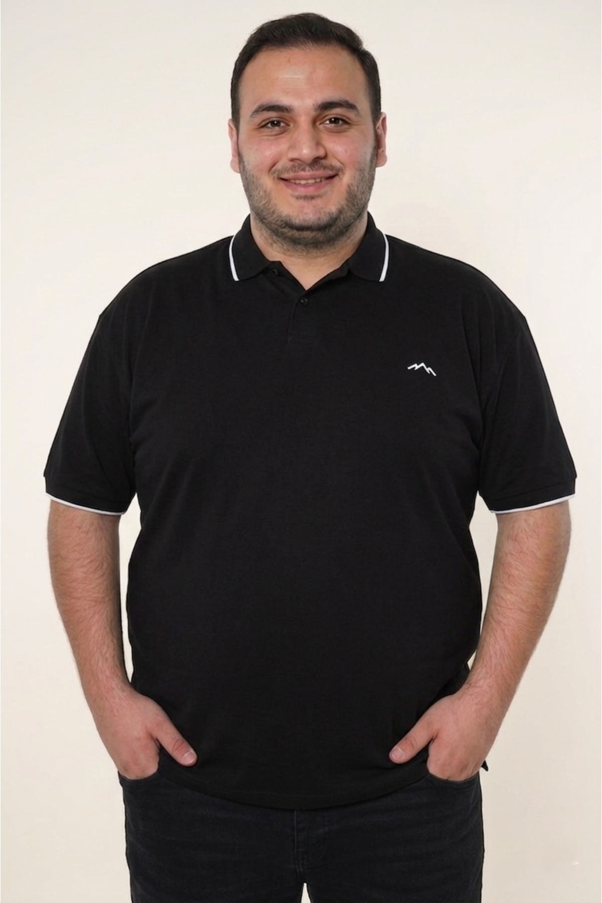 LOADER Büyük Beden Polo Yaka T-Shirt