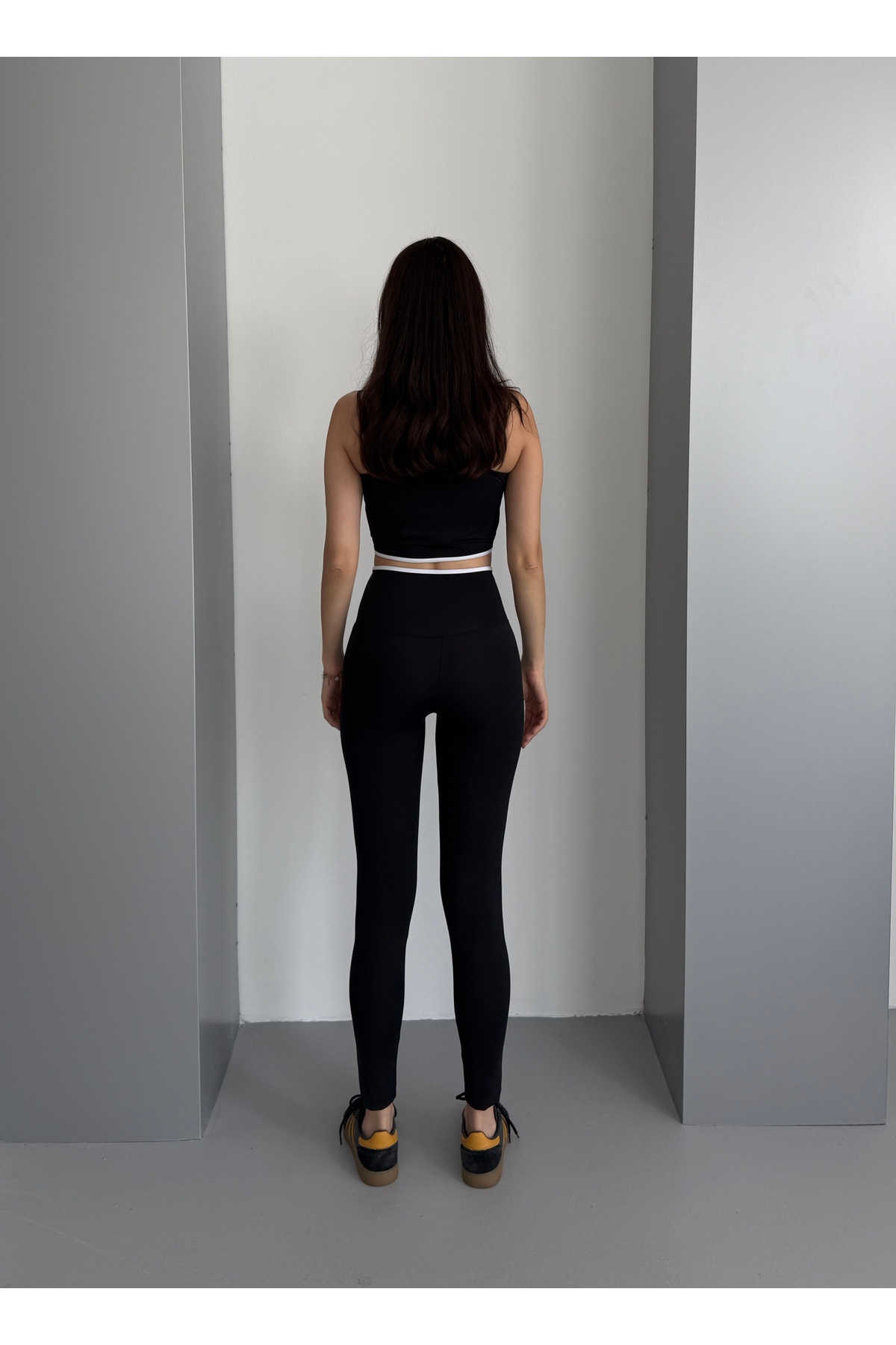 Edsize Esnek Standart Fit Toparlayıcı Kadın Tayt Takım görsel 5