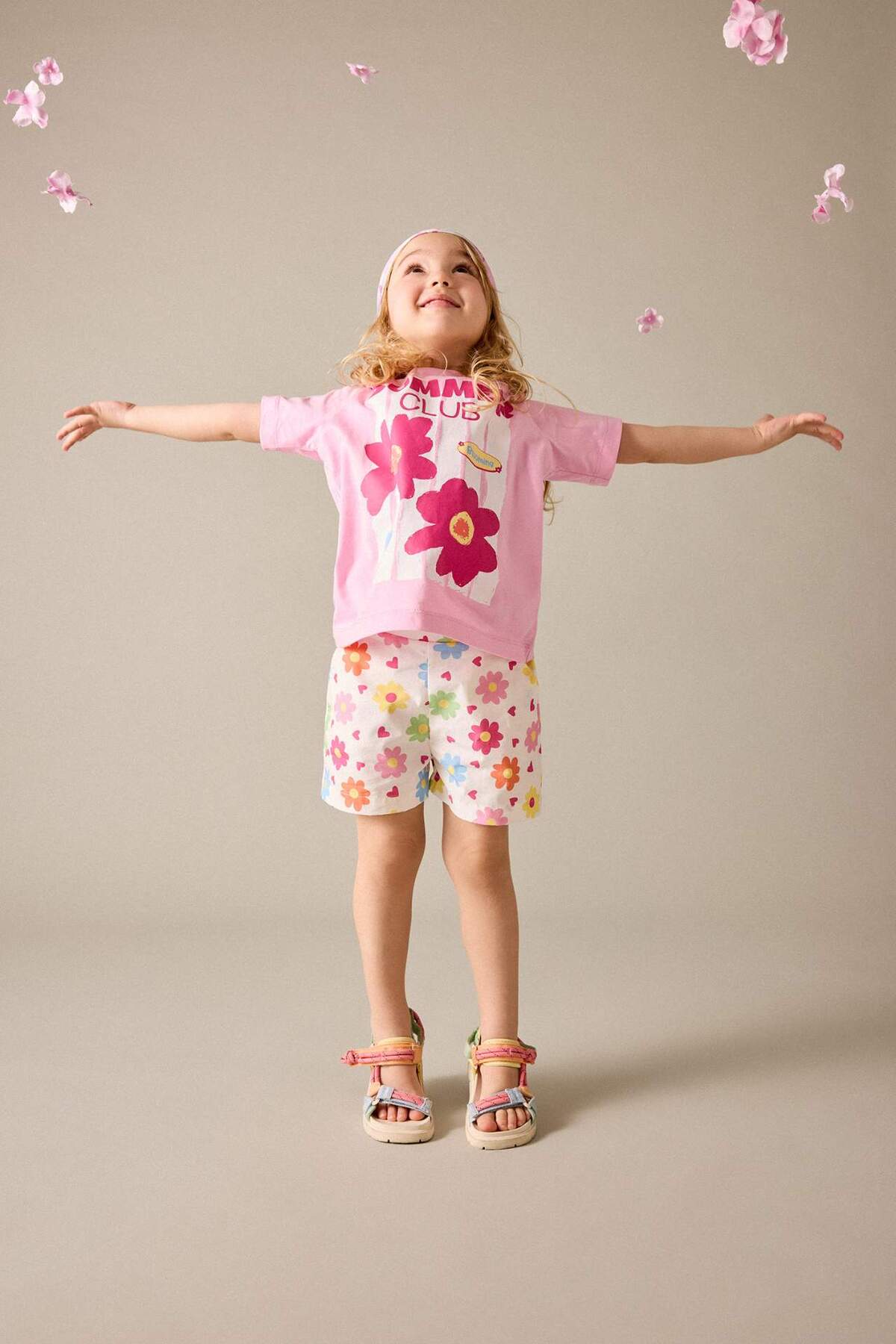 Defacto Floral 2-Piece Set for Baby Girl H6738A526Sm